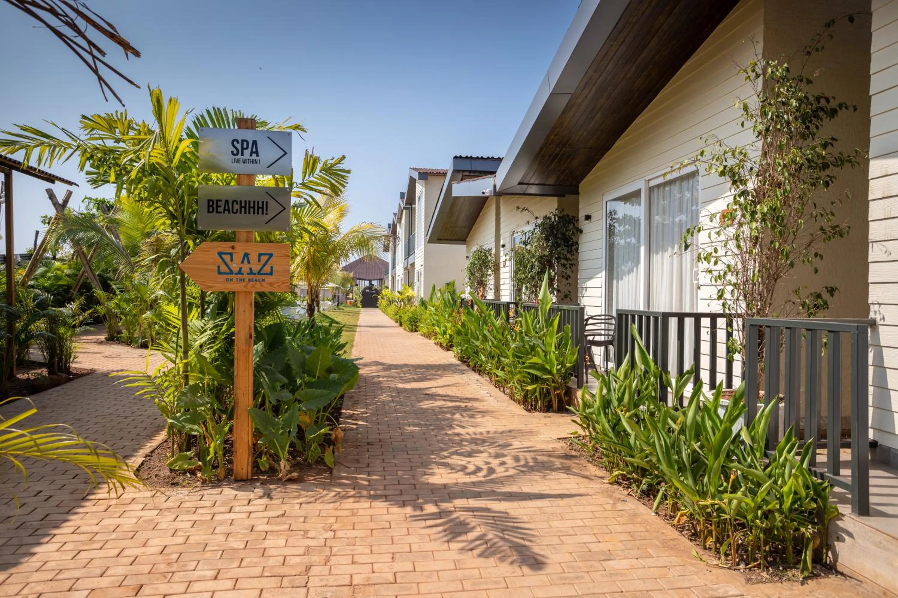 Facade/entrance in Sibaya Beach Resort, Morjim