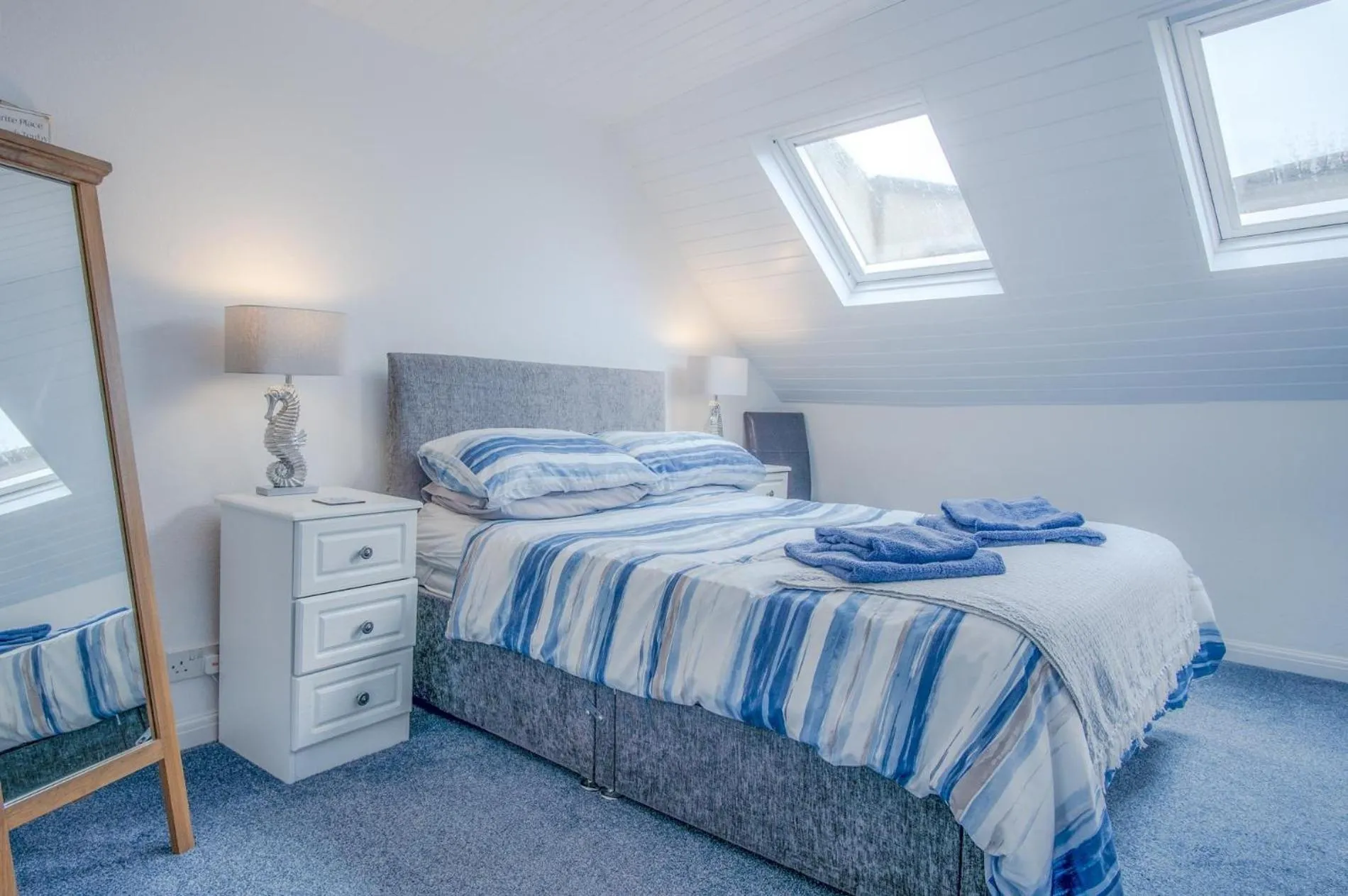 Floor plan, Bed in St Julians View - 1 Bedroom Apartment - Tenby