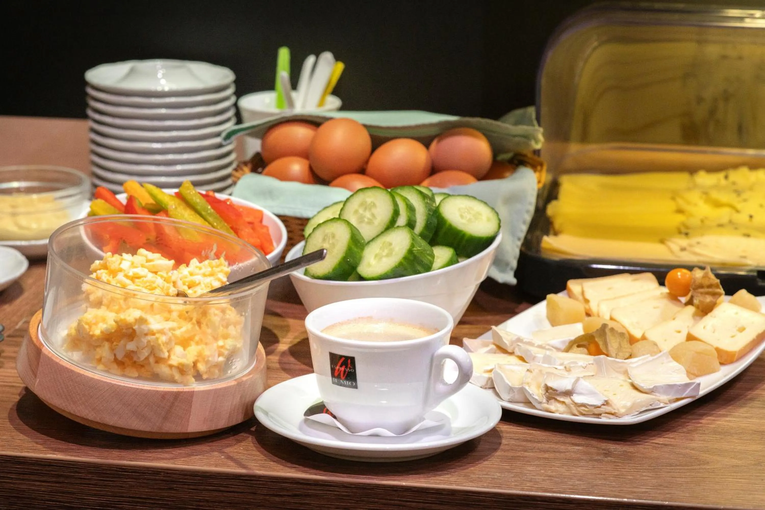 Buffet breakfast in Hotel Wettiner Hof