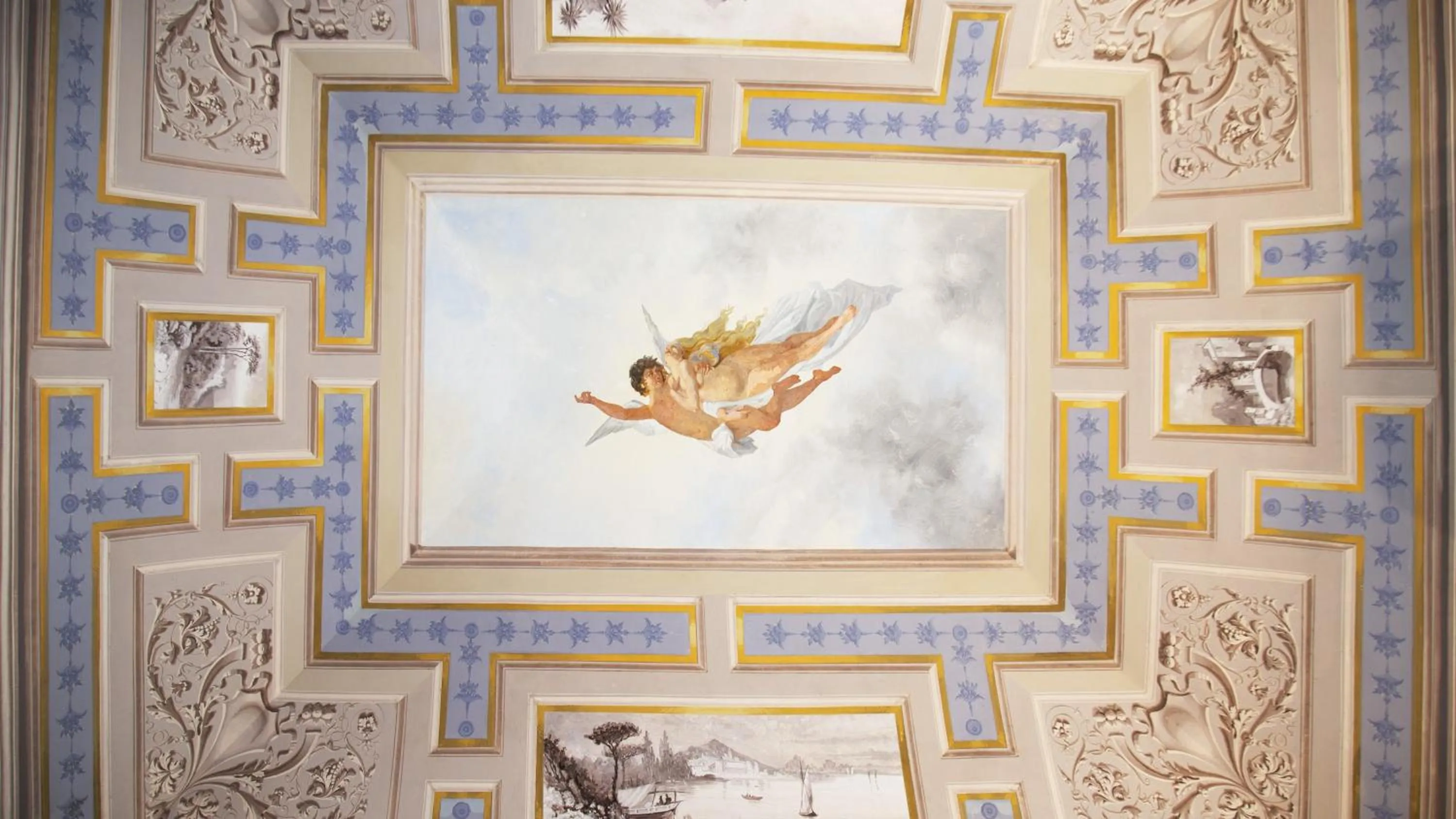 Decorative detail in Palazzo Francesco Grassi