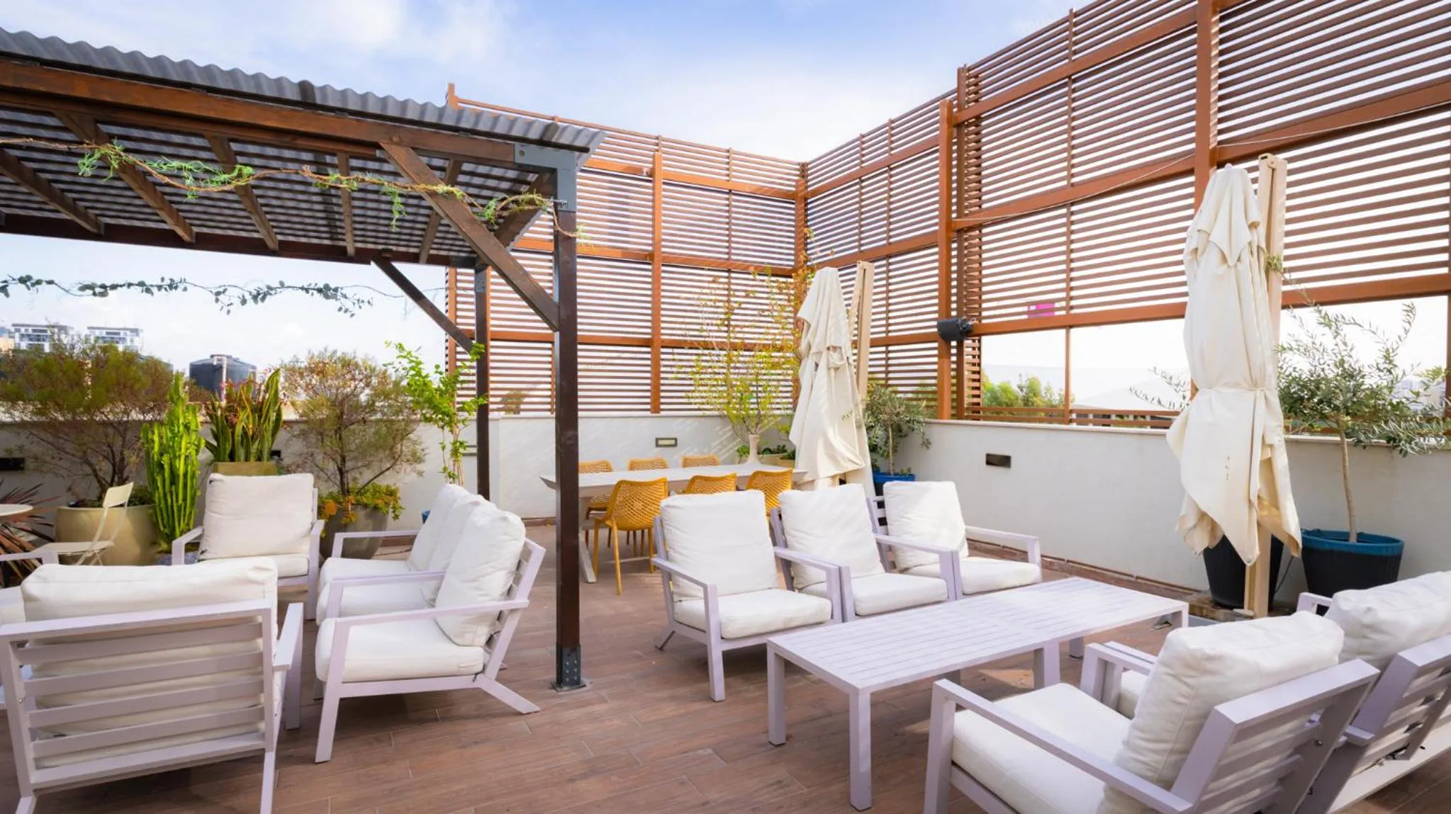 Balcony/Terrace in ABBA Hotel Tel Aviv-Yafo - Formerly Numa