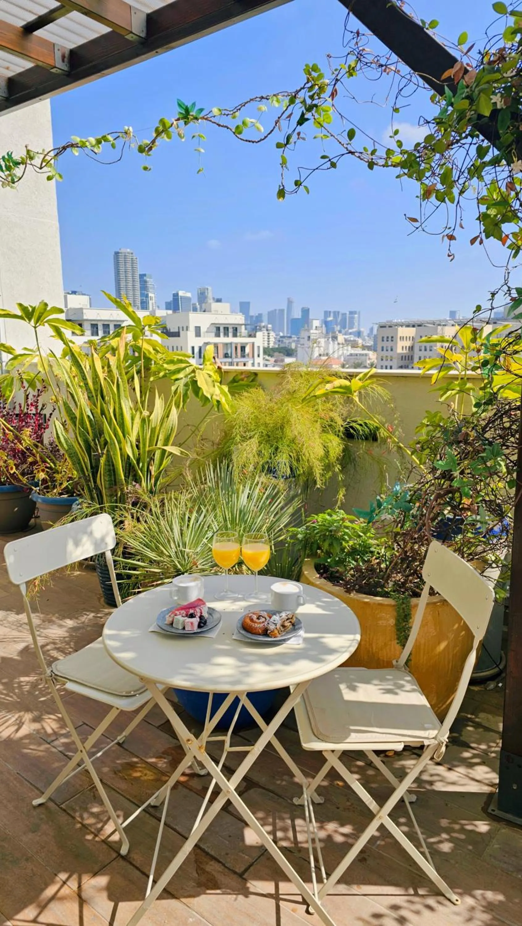 Balcony/Terrace in ABBA Hotel Tel Aviv-Yafo - Formerly Numa