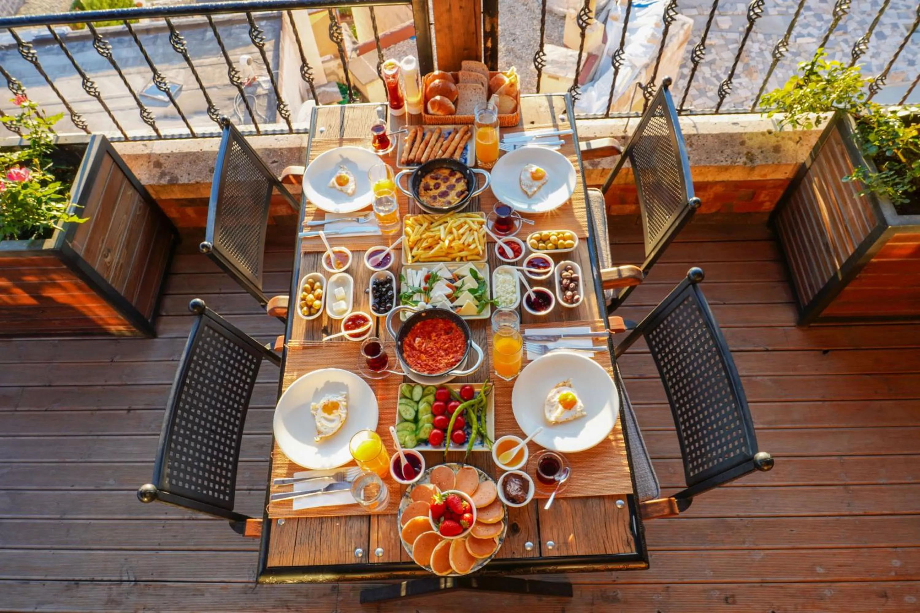 Breakfast in Vasıl Cave Hotel