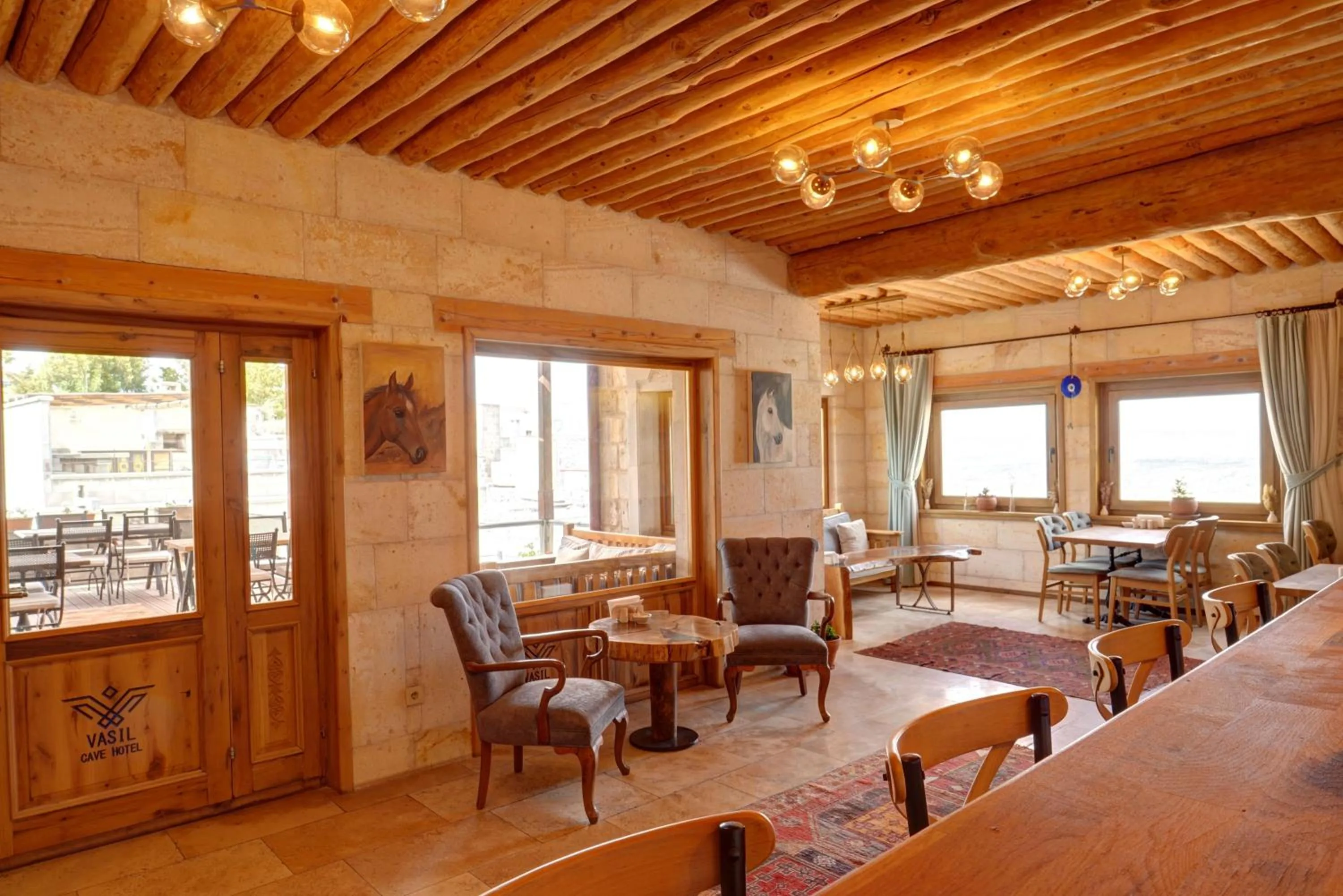 Seating area in Vasıl Cave Hotel
