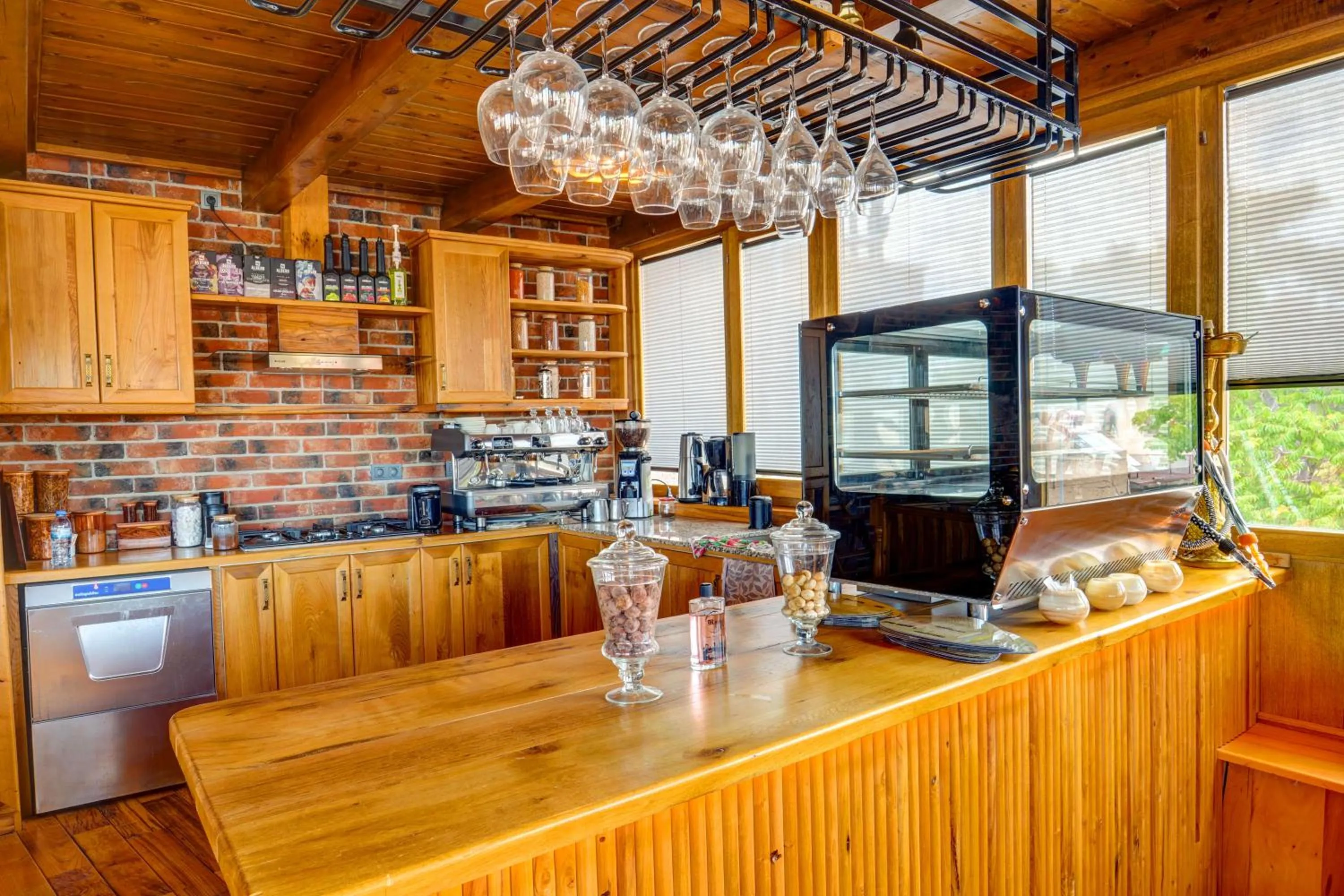 Kitchen or kitchenette in Vasıl Cave Hotel