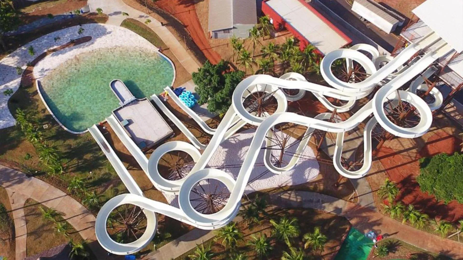 Aqua park in Hot Beach Suites