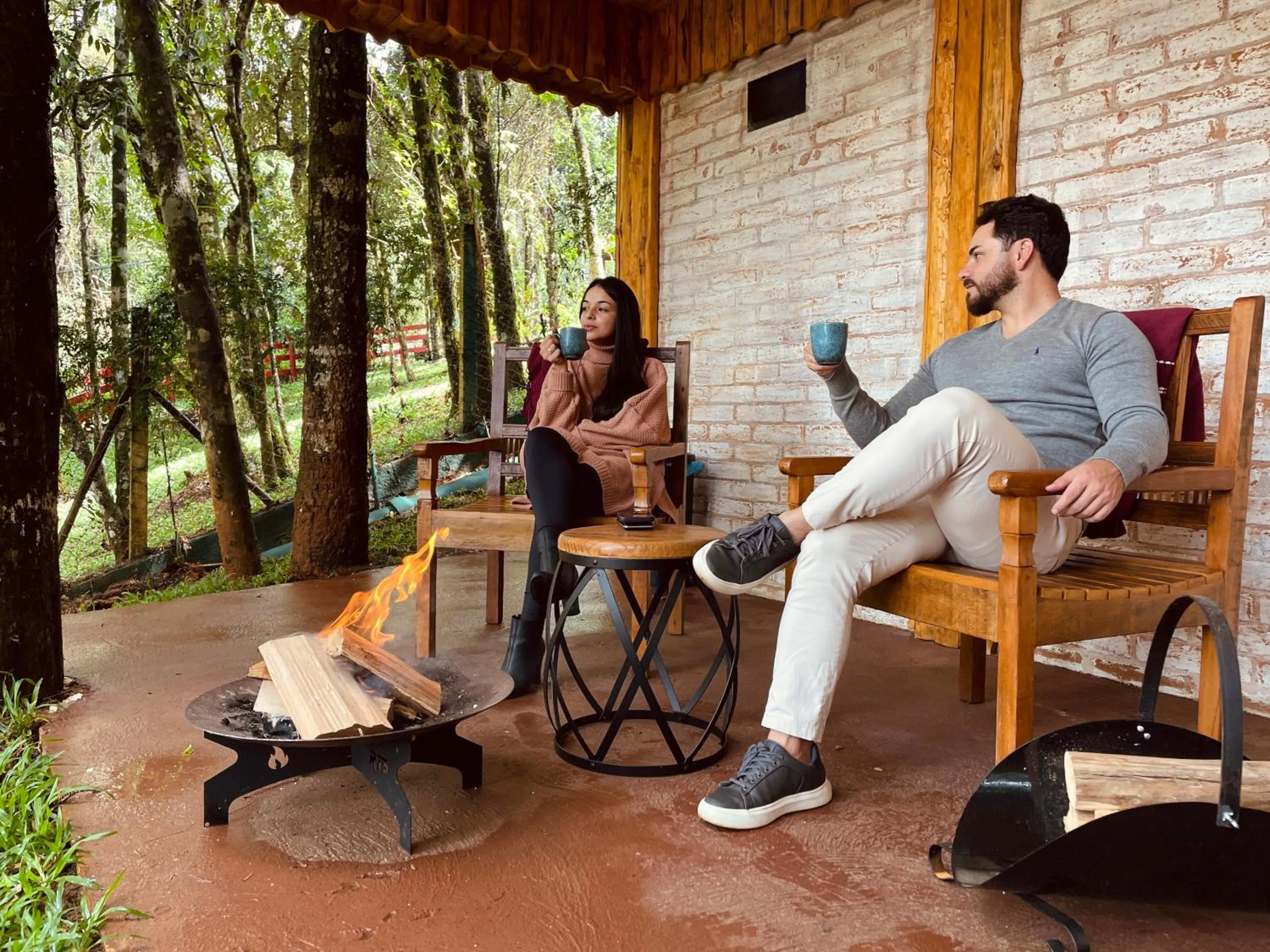 Balcony/Terrace in Estalagem Serra de Minas em Monte Verde