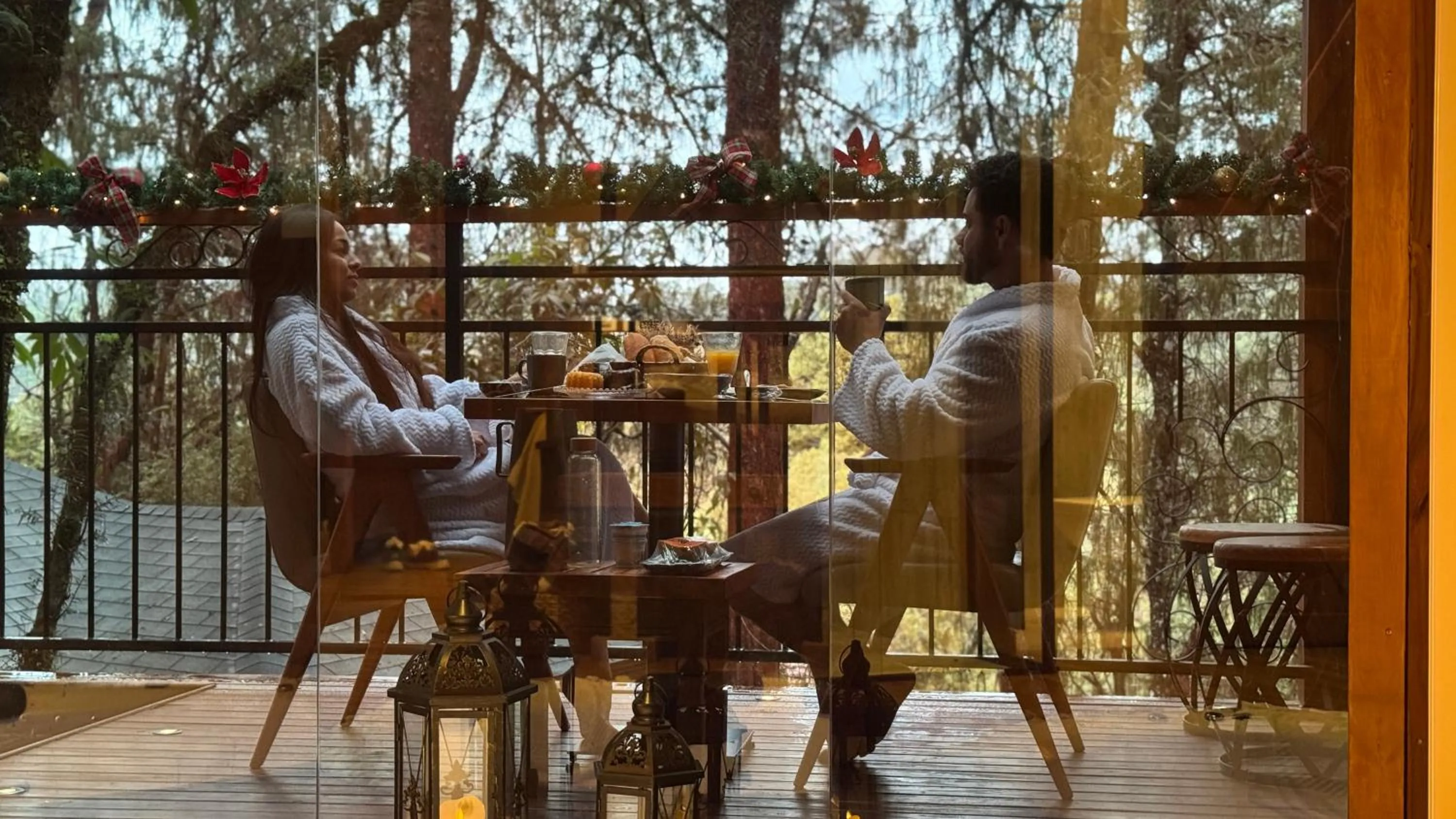 Balcony/Terrace in Estalagem Serra de Minas em Monte Verde