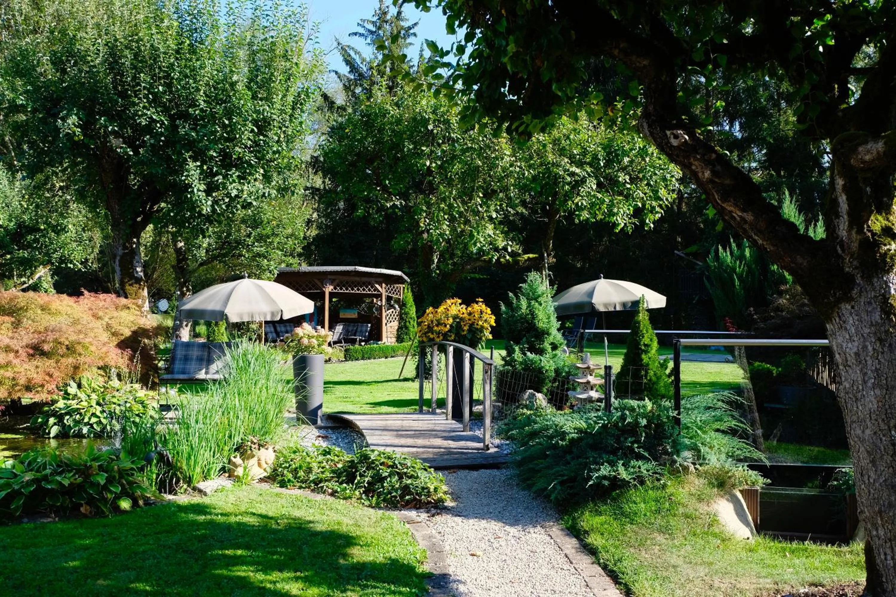 Garden in Gästehaus Biedermann