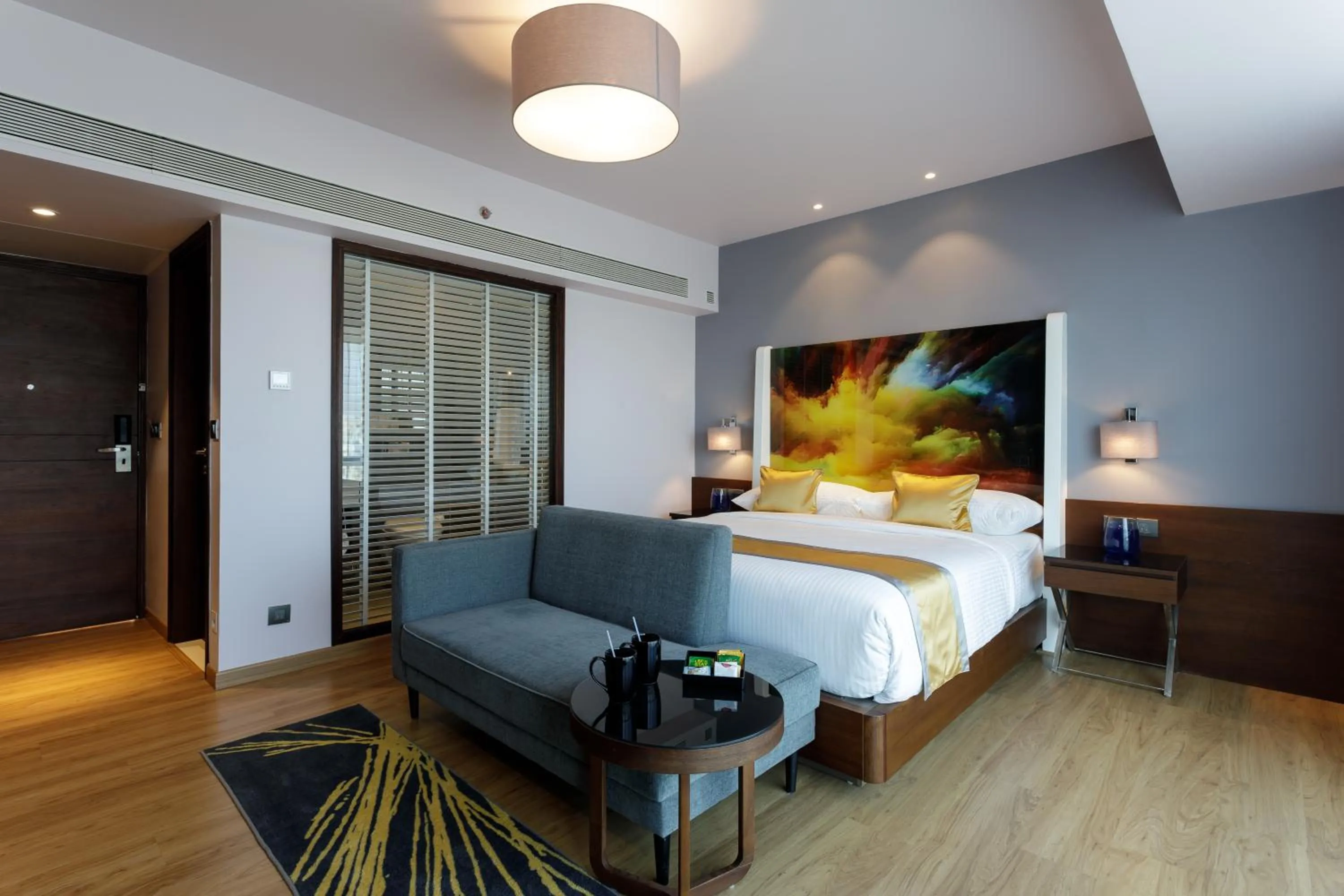 Photo of the whole room, Bed in Svenska Design Hotel Kakinada