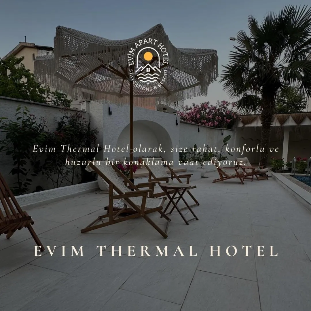 Pool view in EVİM APART HOTEL