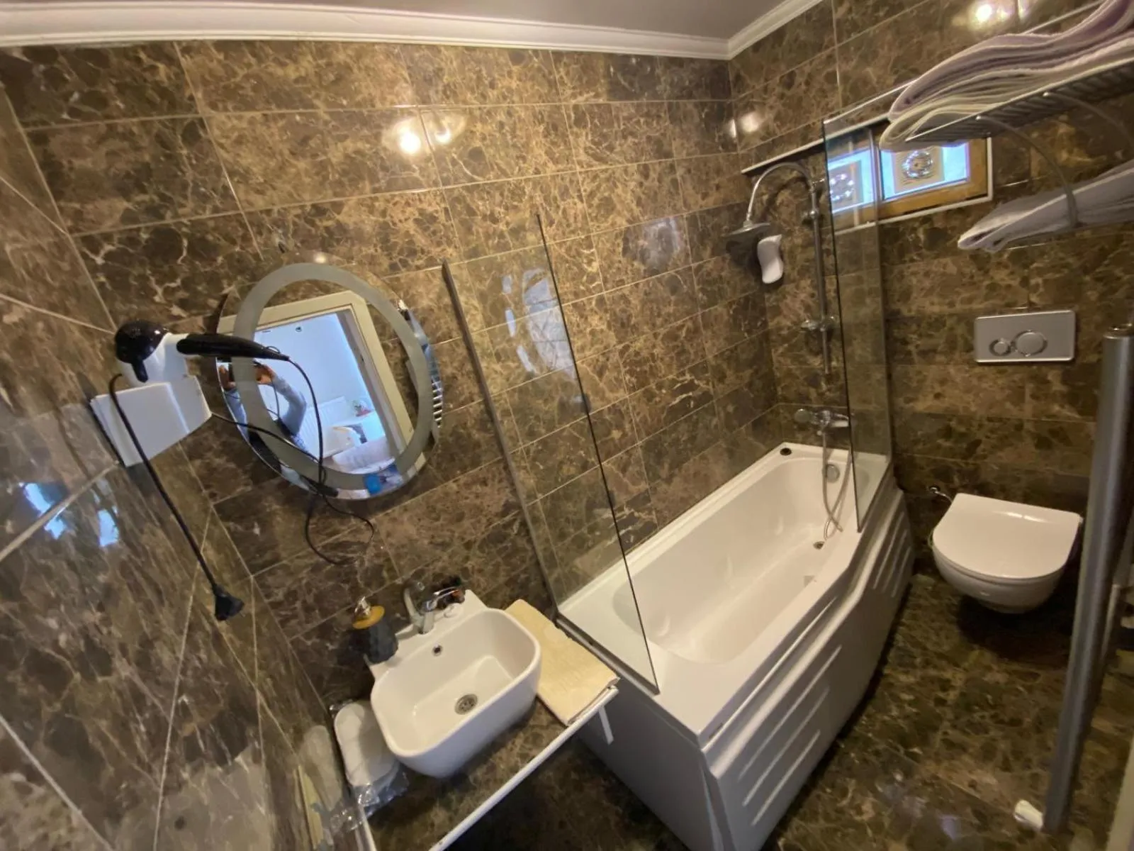 Bathroom in EVİM APART HOTEL