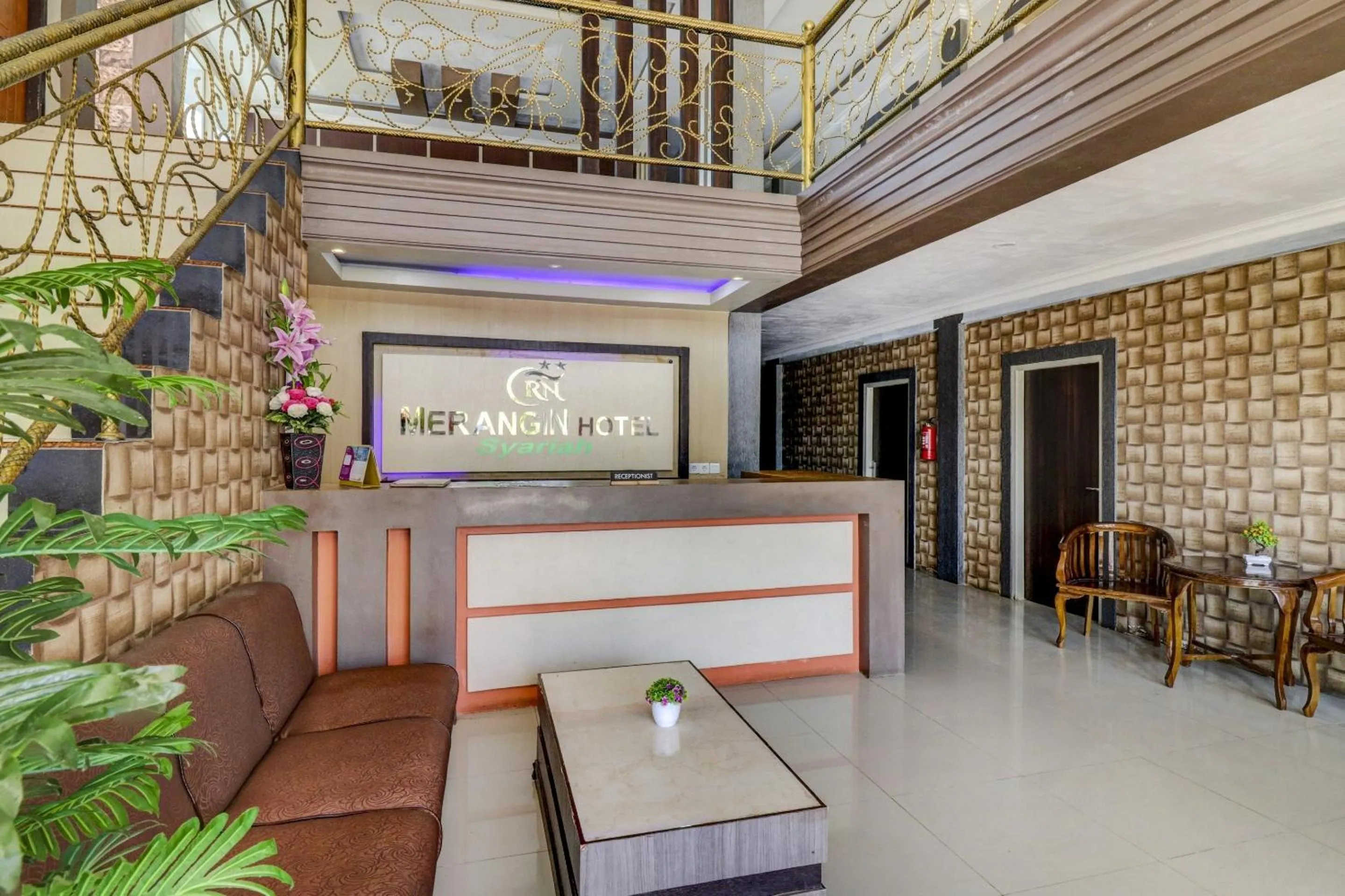 Lobby or reception in Collection O 90564 Hotel Merangin Syariah