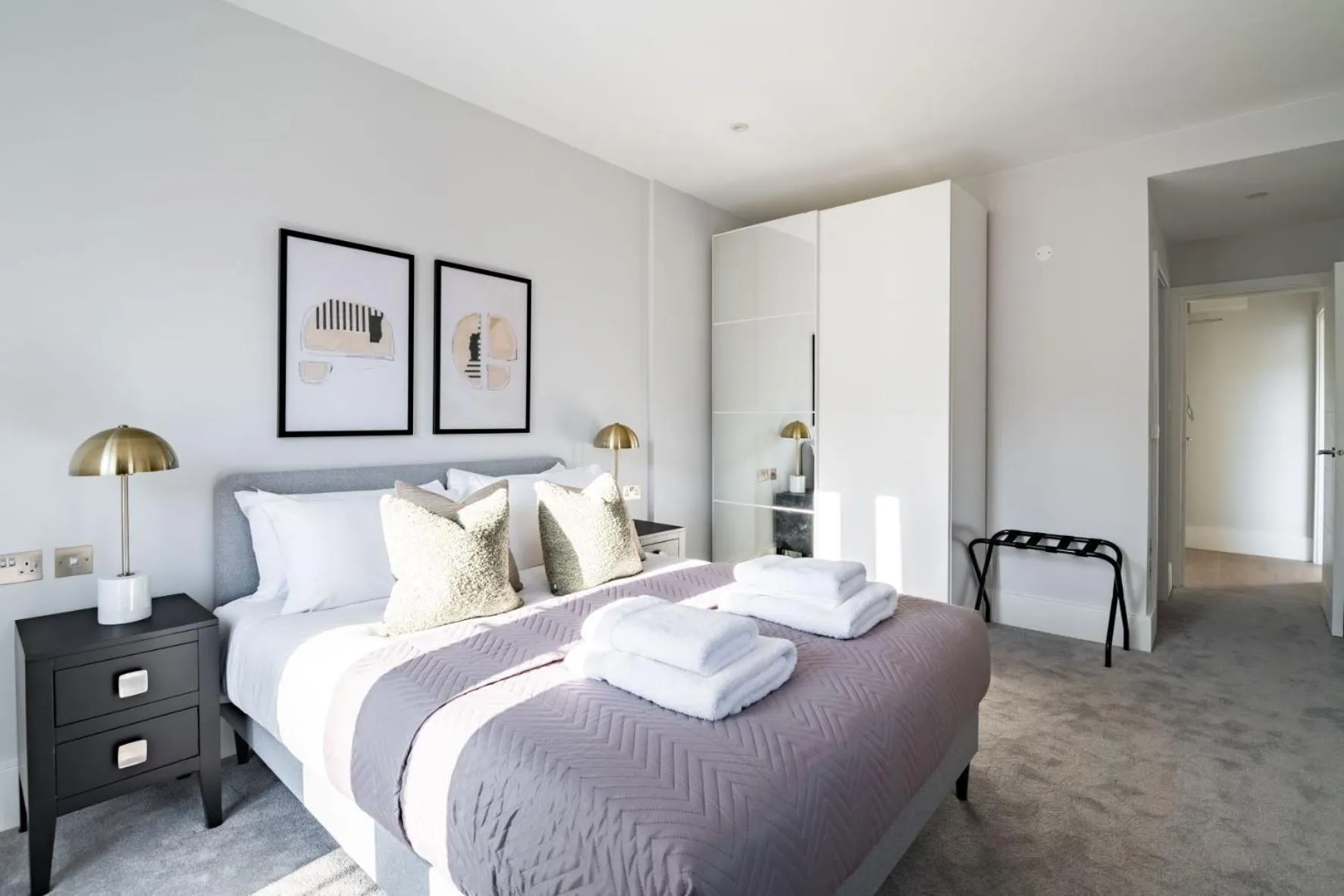 Bed in No. 2 Queensberry Place by Stayo
