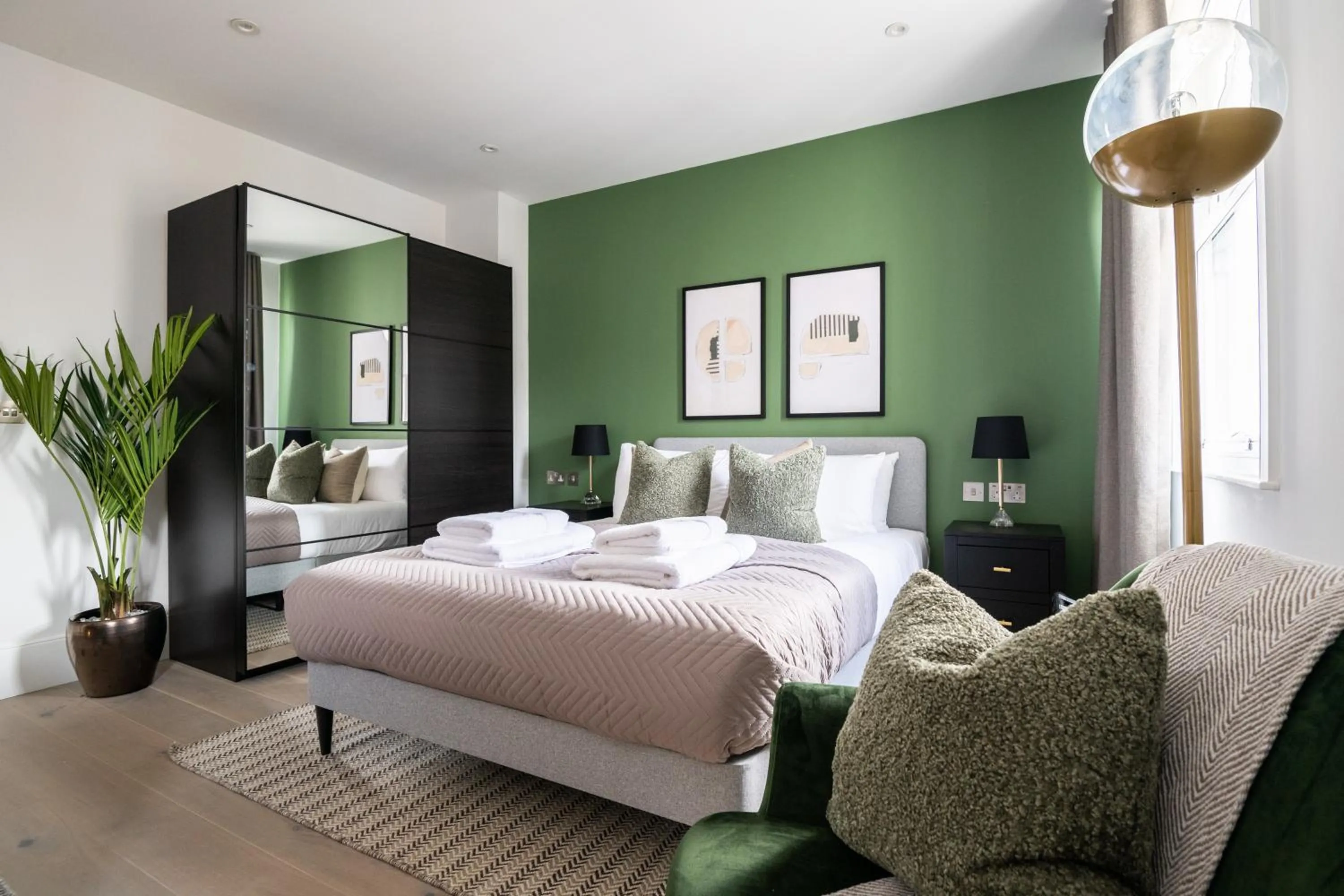 Bed in No. 2 Queensberry Place by Stayo