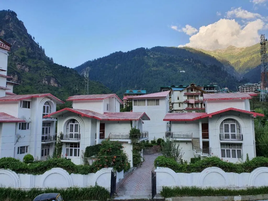 View (from property/room) in De Vivendi Resorts, Manali with 35000 Sqft Open Lawn