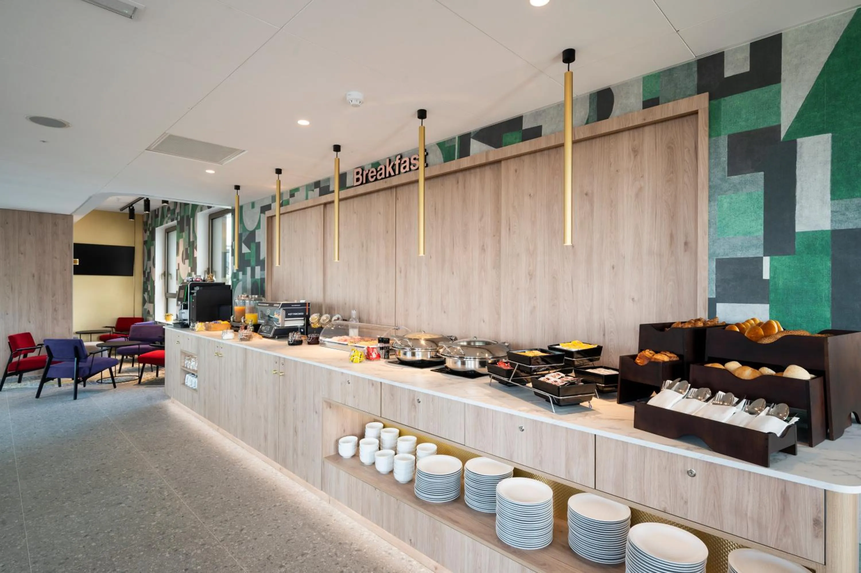 Buffet breakfast in B&B HOTEL Antwerpen Centrum