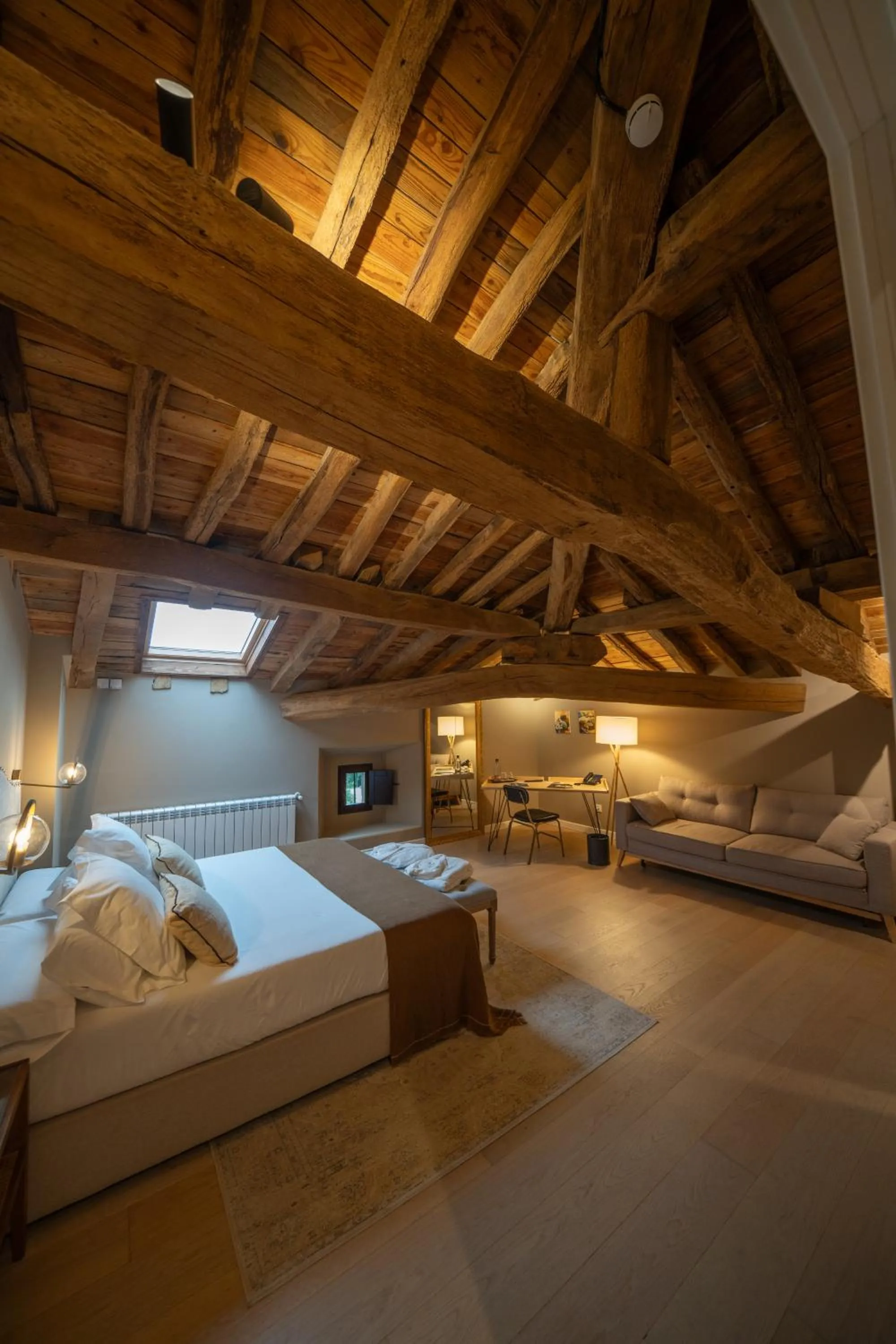 Bed in Hotel Palacio De Luko