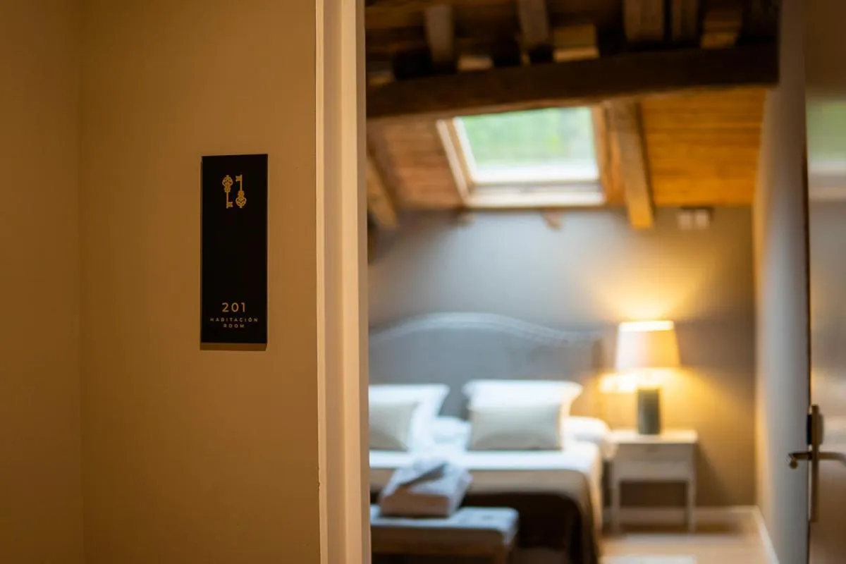 Bed in Hotel Palacio De Luko