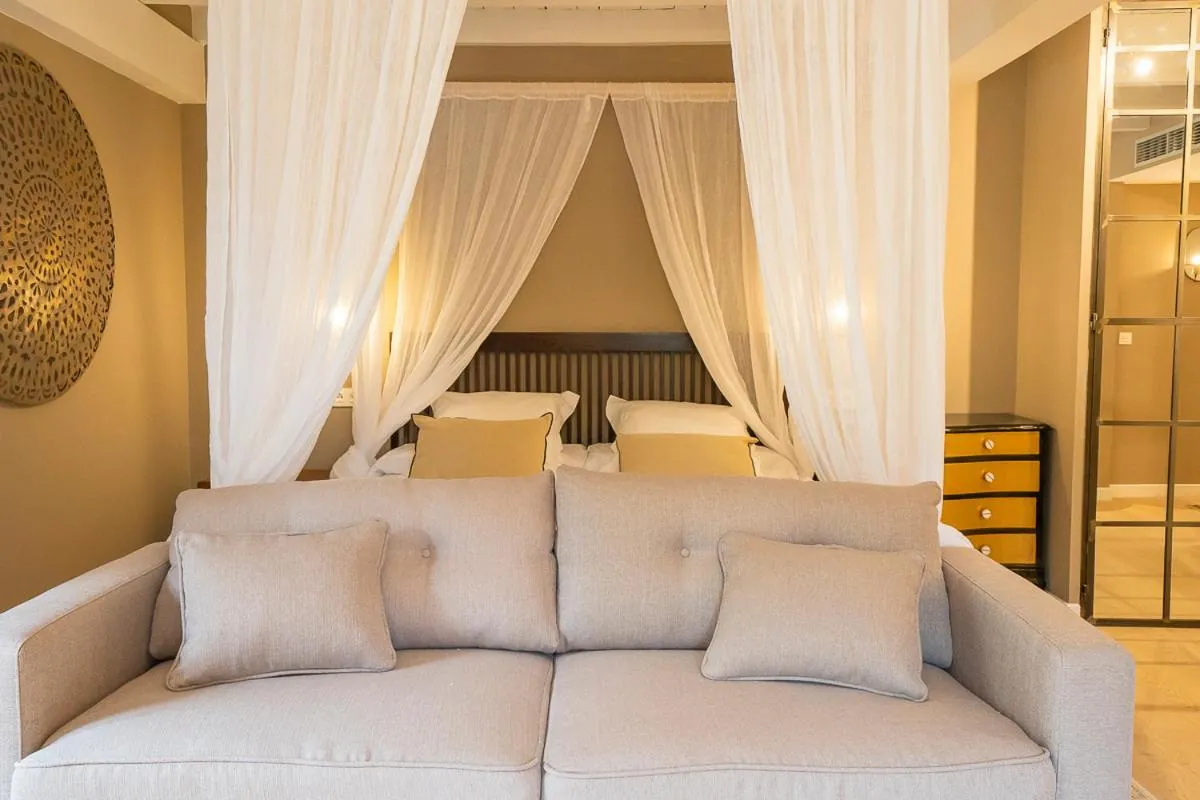 Bed in Hotel Palacio De Luko