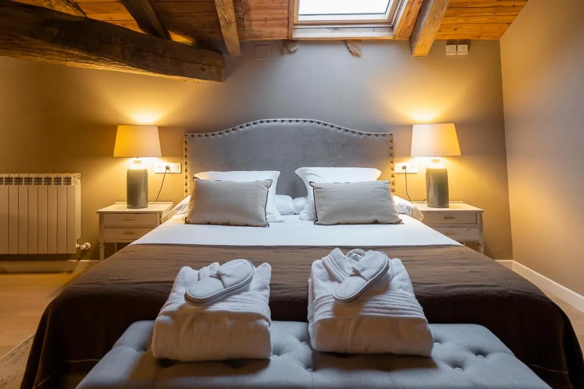 Bed in Hotel Palacio De Luko