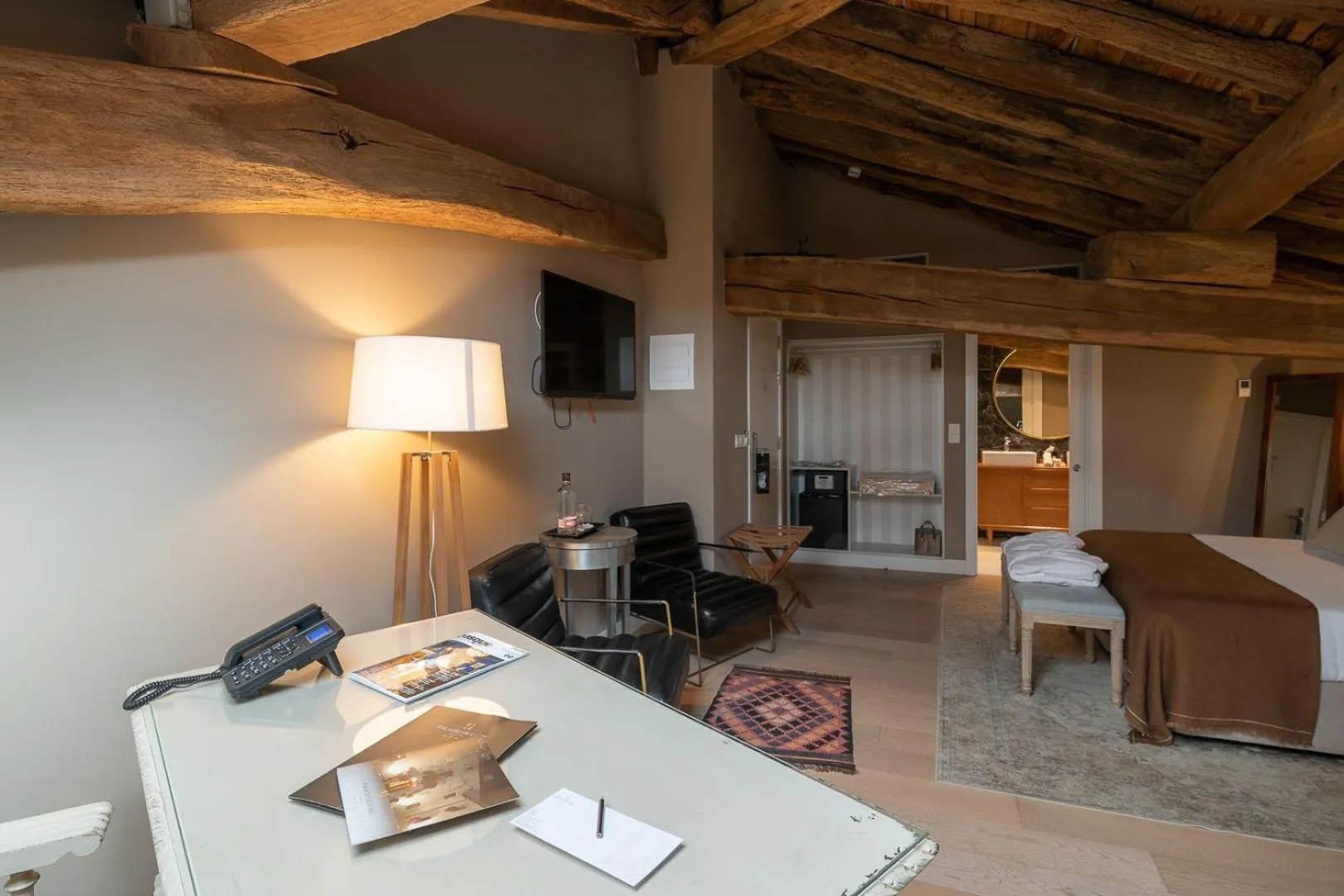 Bed in Hotel Palacio De Luko