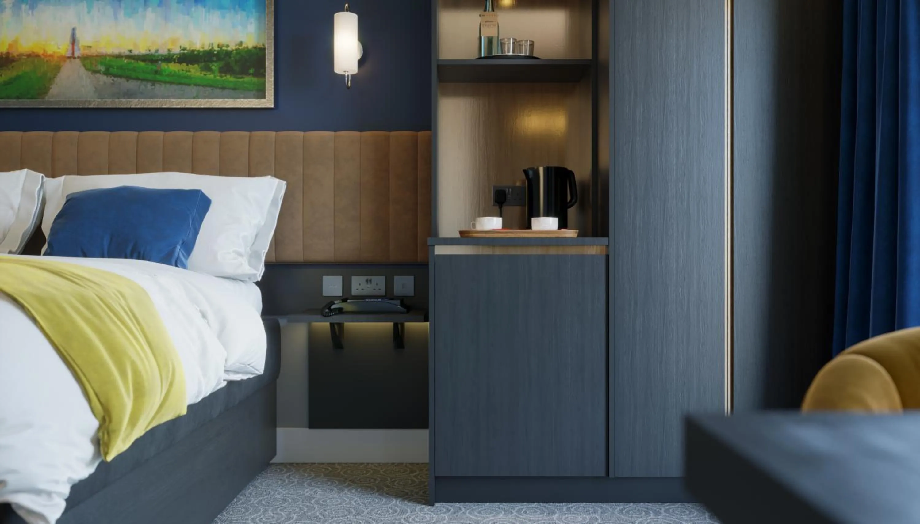 Bedroom, Bed in Hotel La Tour