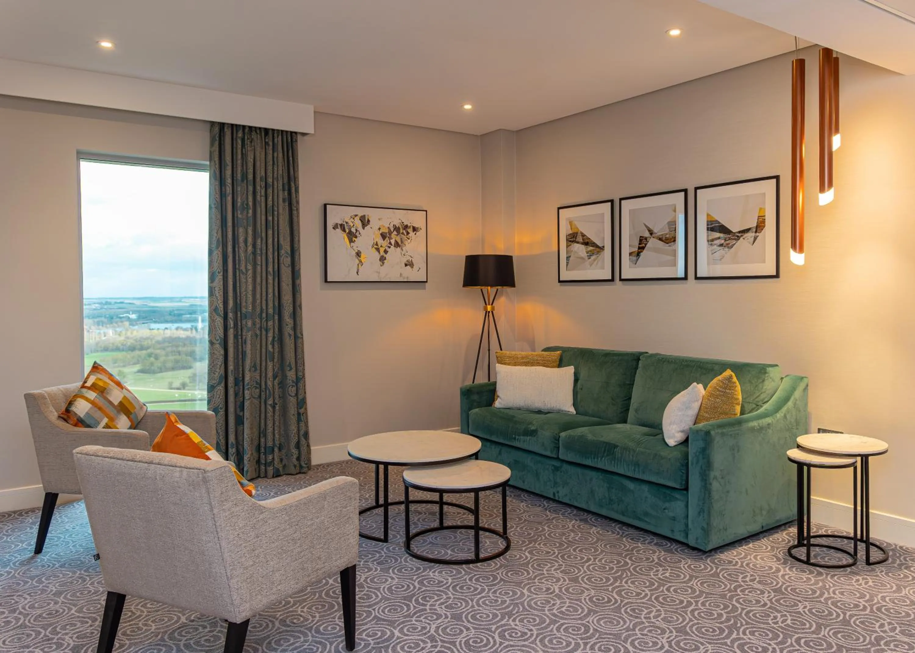 Seating area in Hotel La Tour