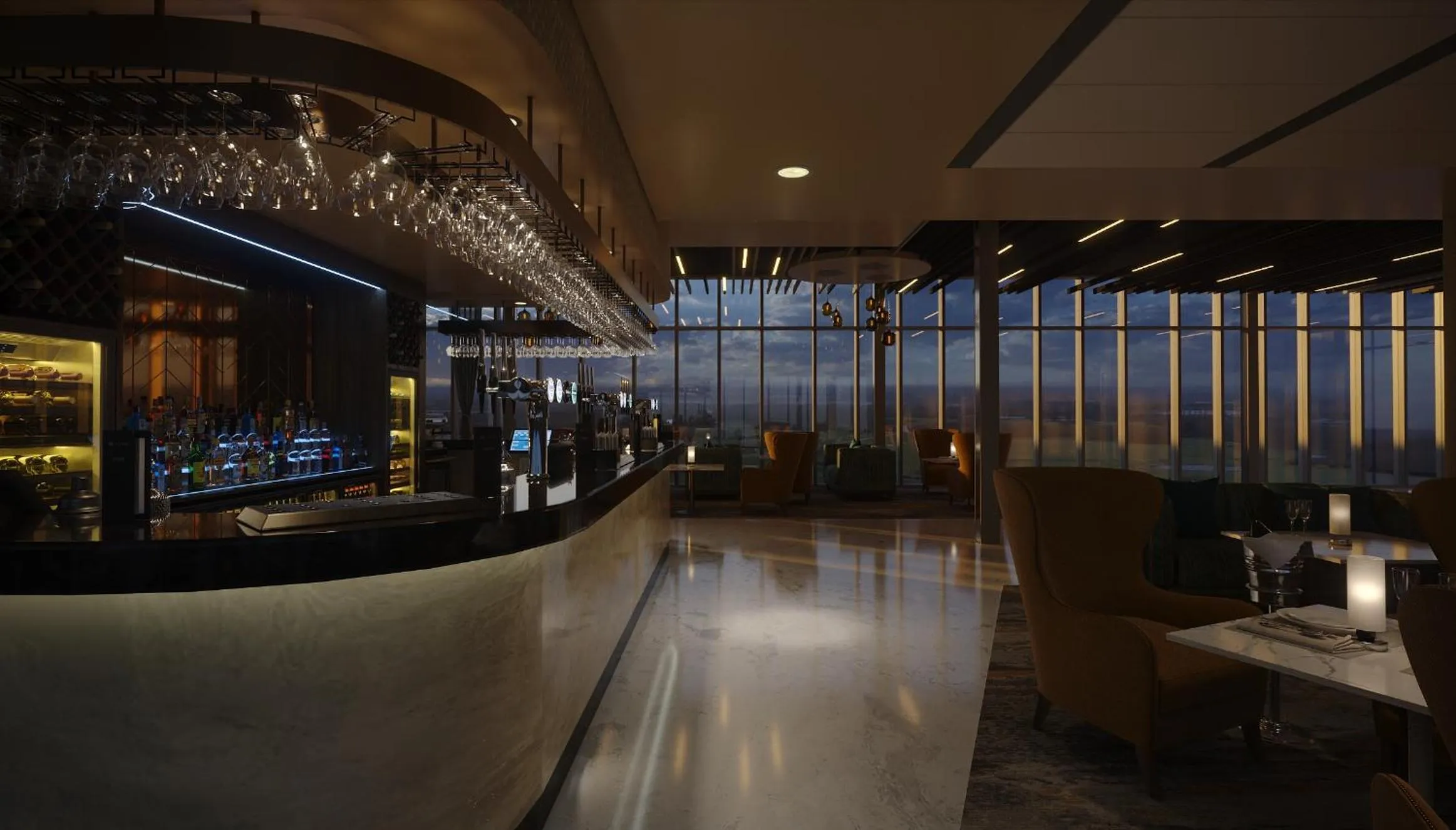 Lounge or bar in Hotel La Tour