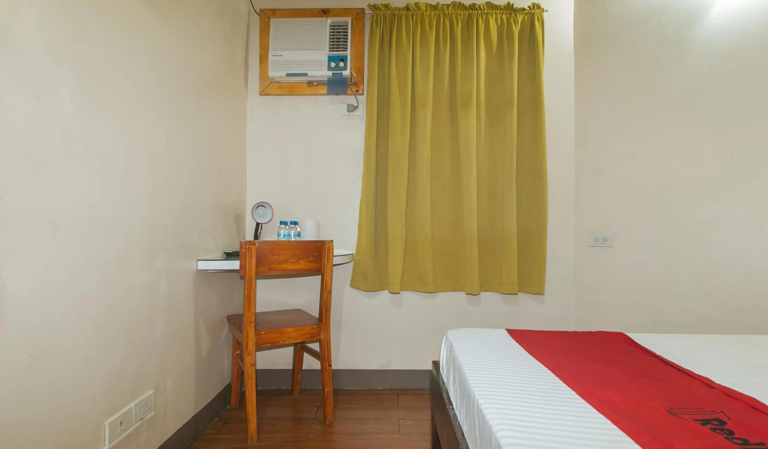 air conditioner, Bed in RedDoorz near EDSA Camp Crame