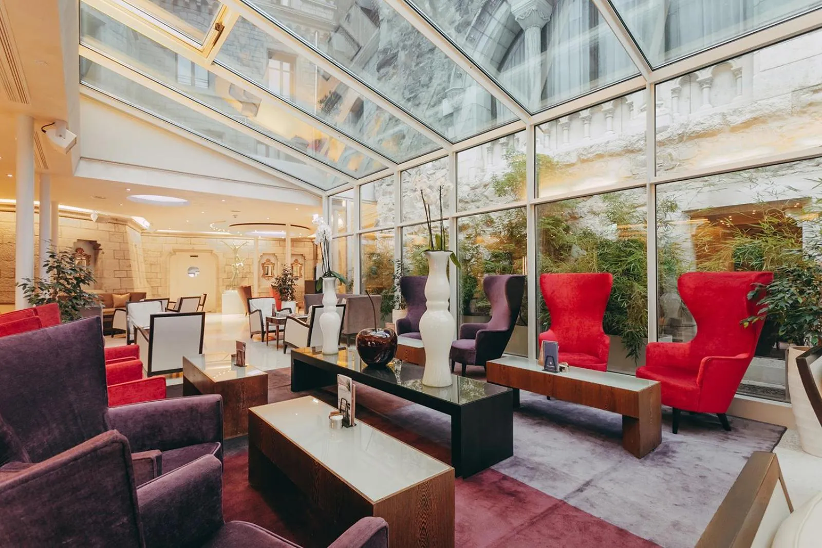 Lounge or bar in Château d'Ouchy