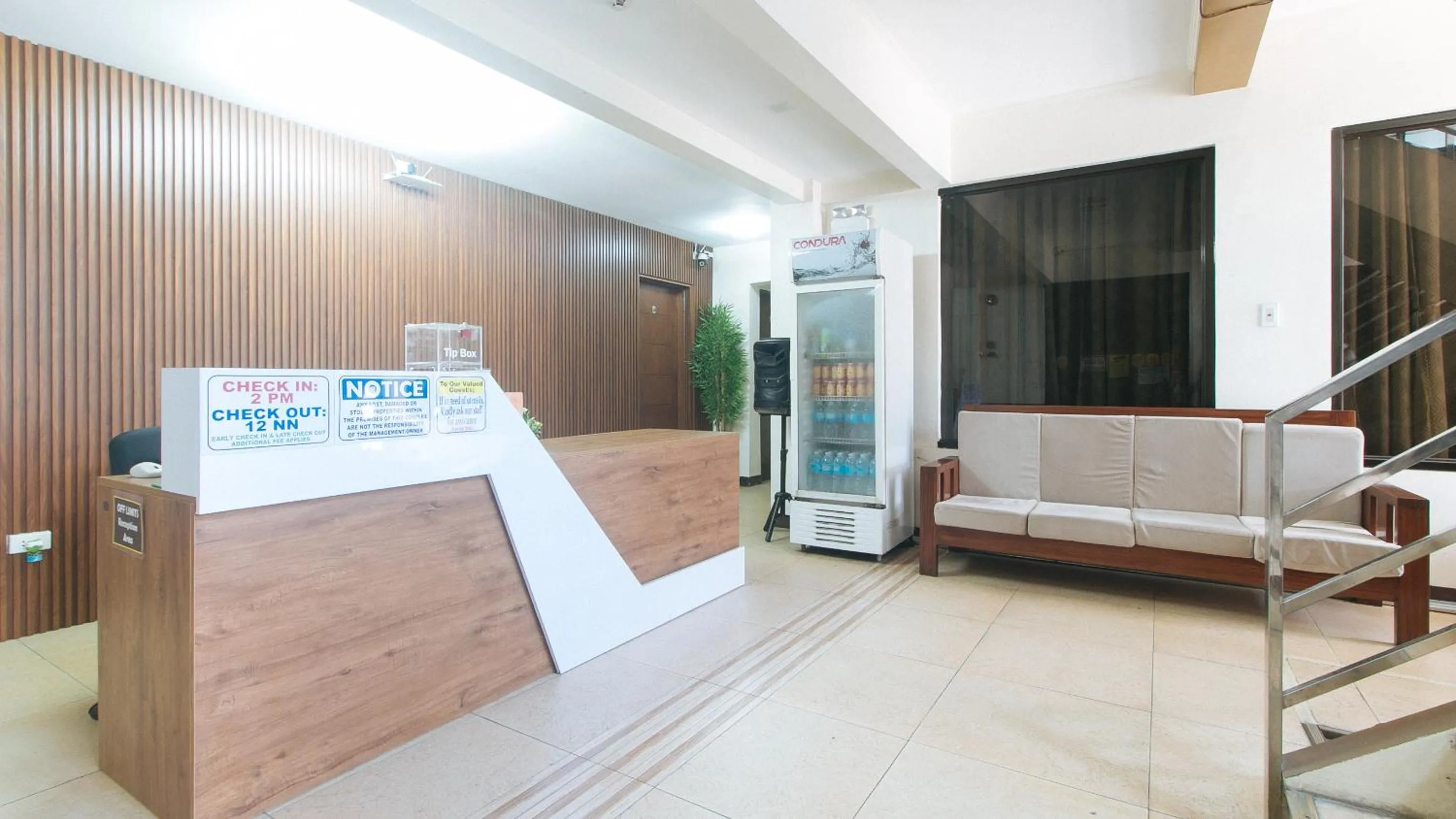 Living room in RedDoorz at RJs Bldg near Lyceum Gen Trias Cavite