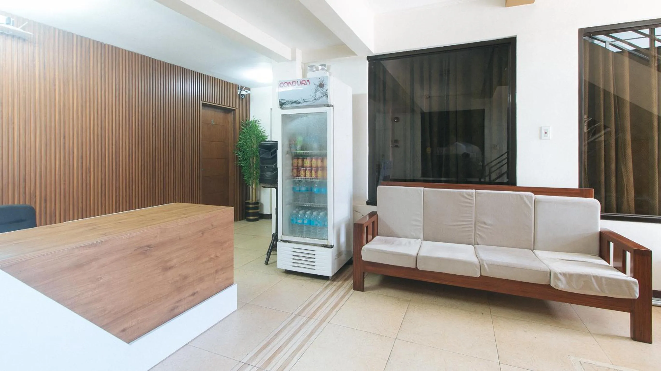 Seating area in RedDoorz at RJs Bldg near Lyceum Gen Trias Cavite