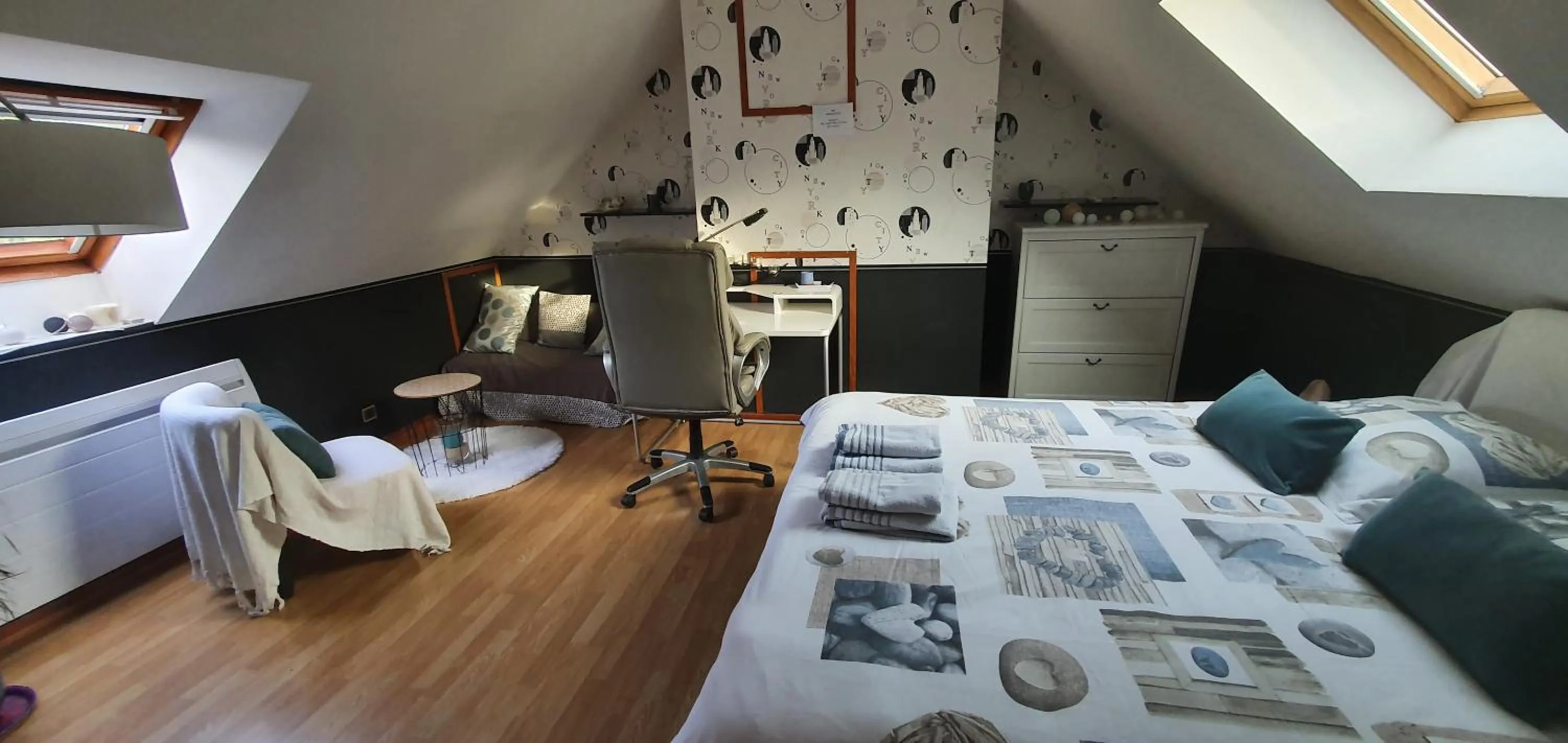 Bed in La maison du Roi Vives Eaux