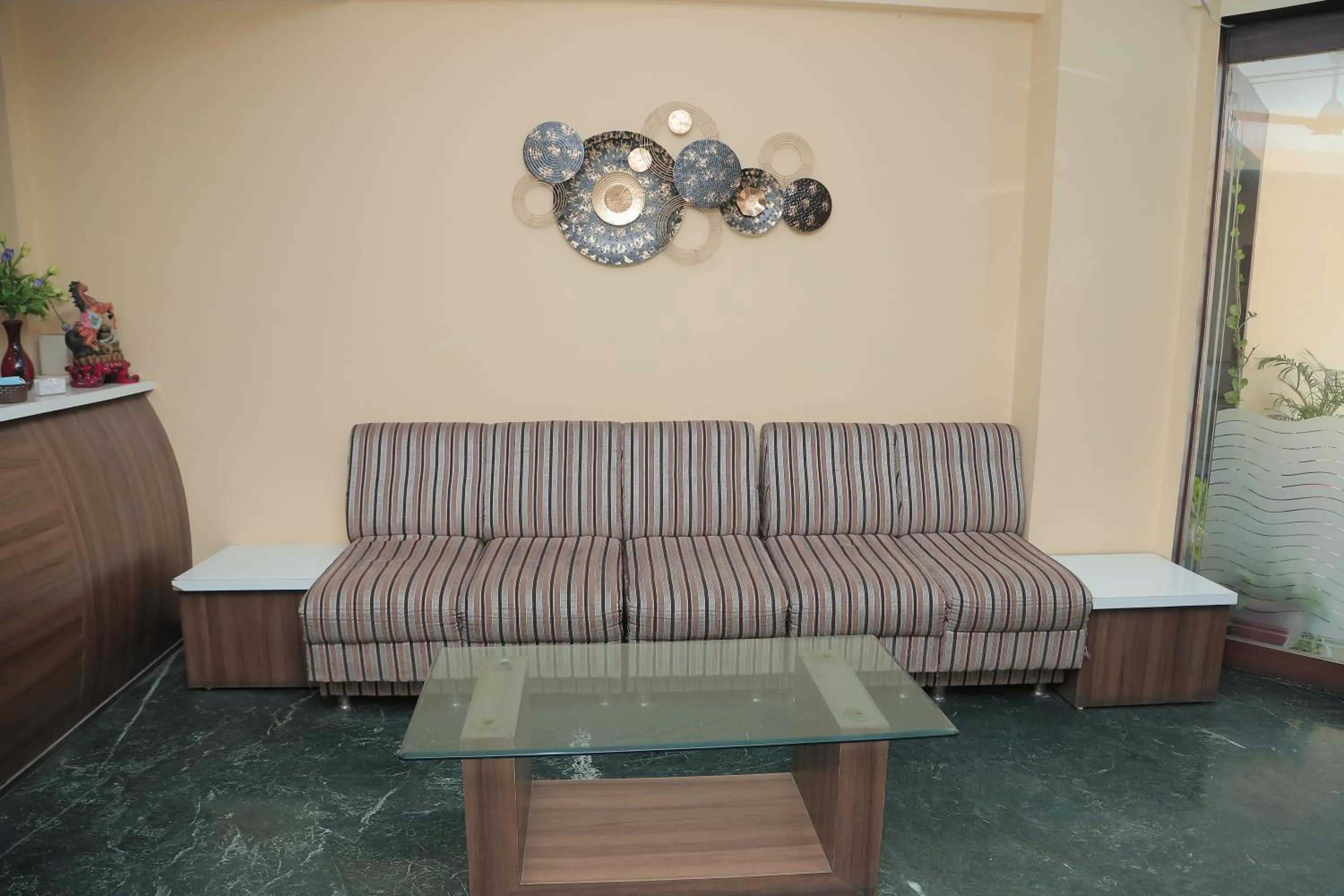 Seating area in Hotel Grand Tower