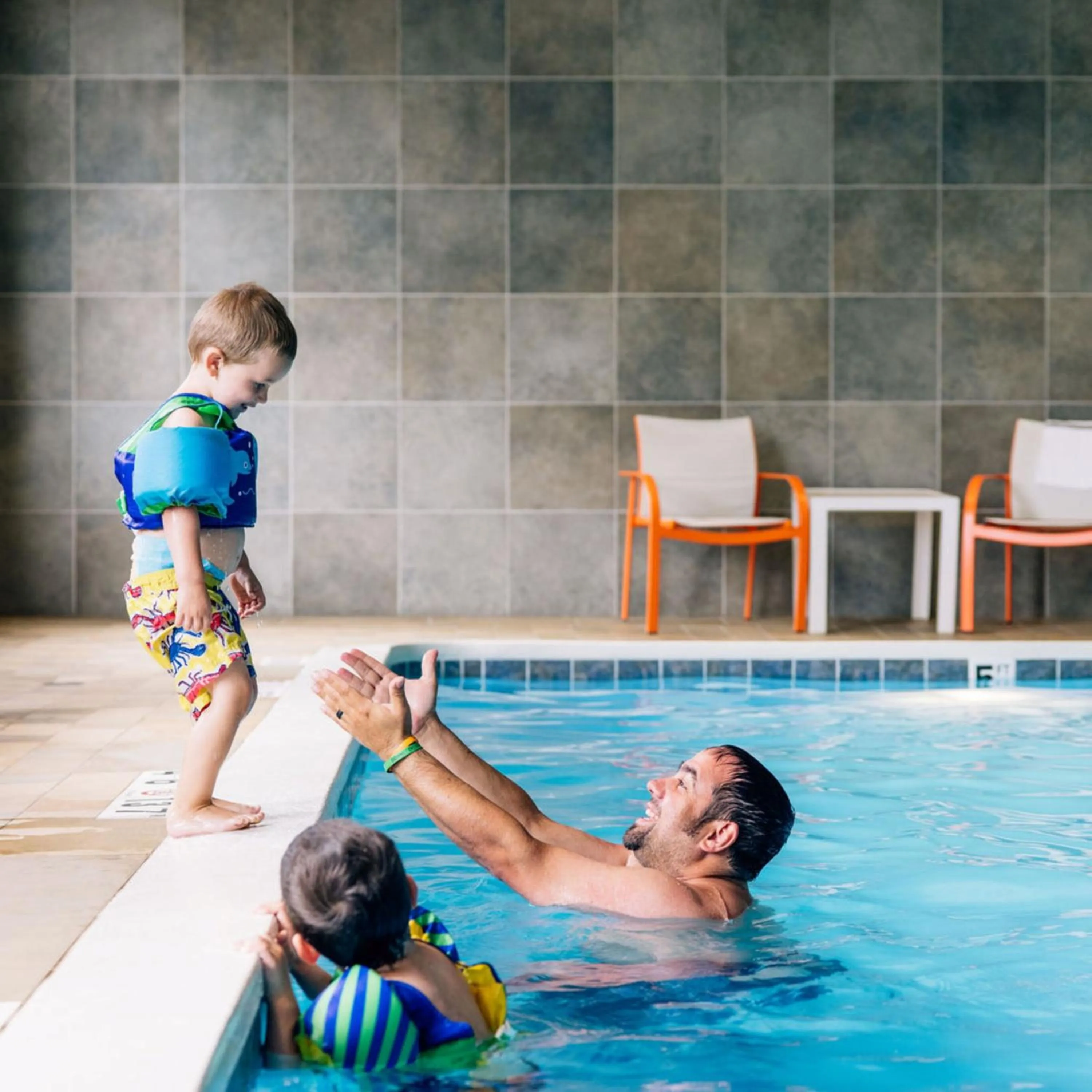 Swimming pool in Holiday Inn Grand Rapids Downtown by IHG