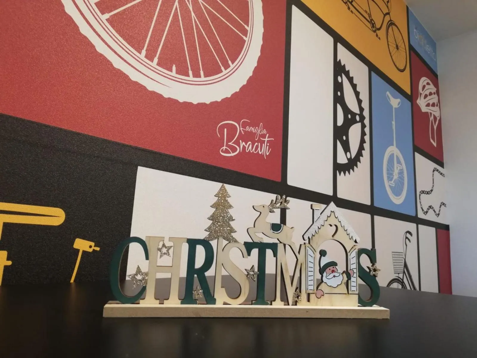 Dining area, Property Logo/Sign in b&b La Bicicletta