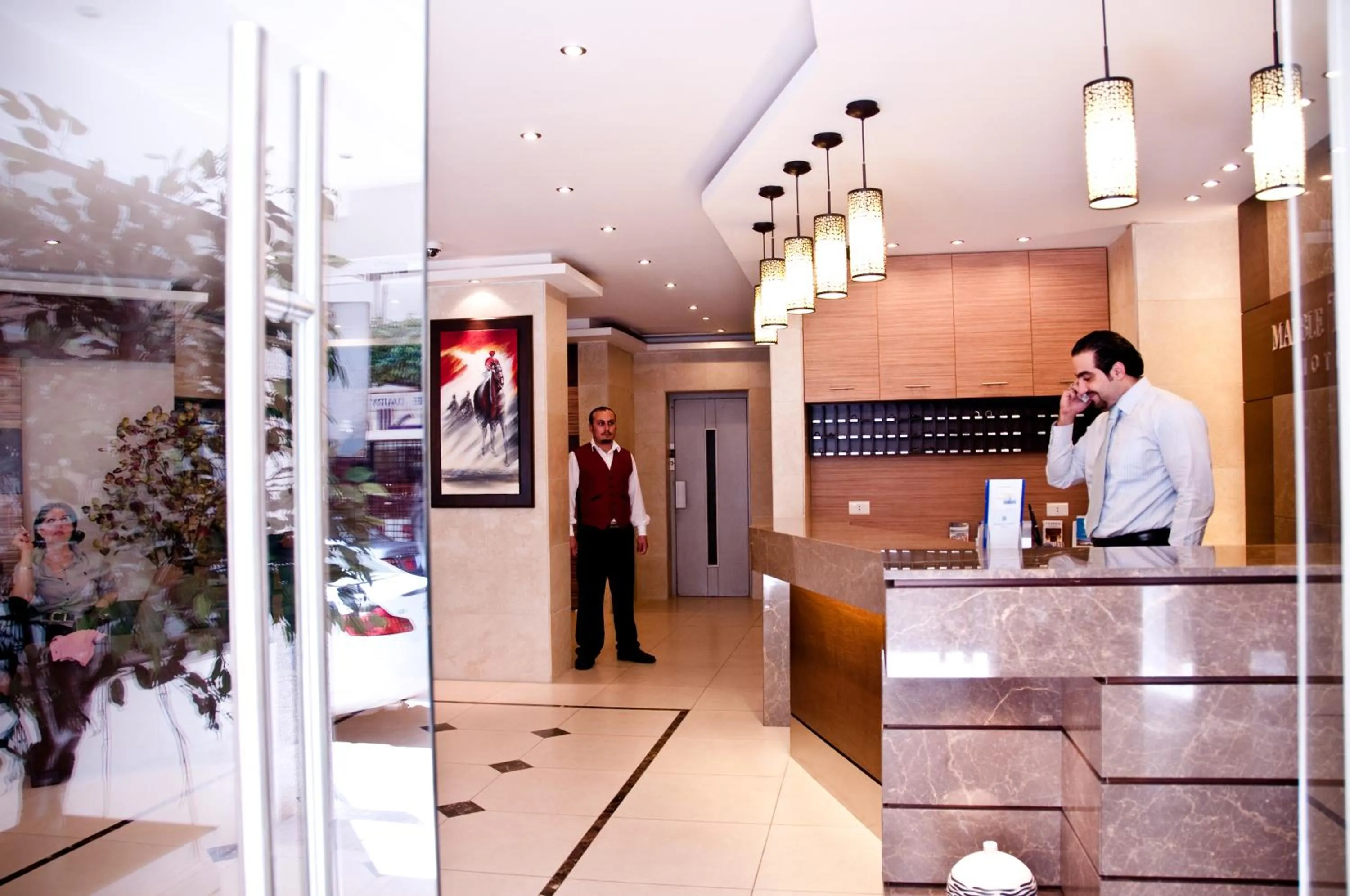 Staff in Marble Tower