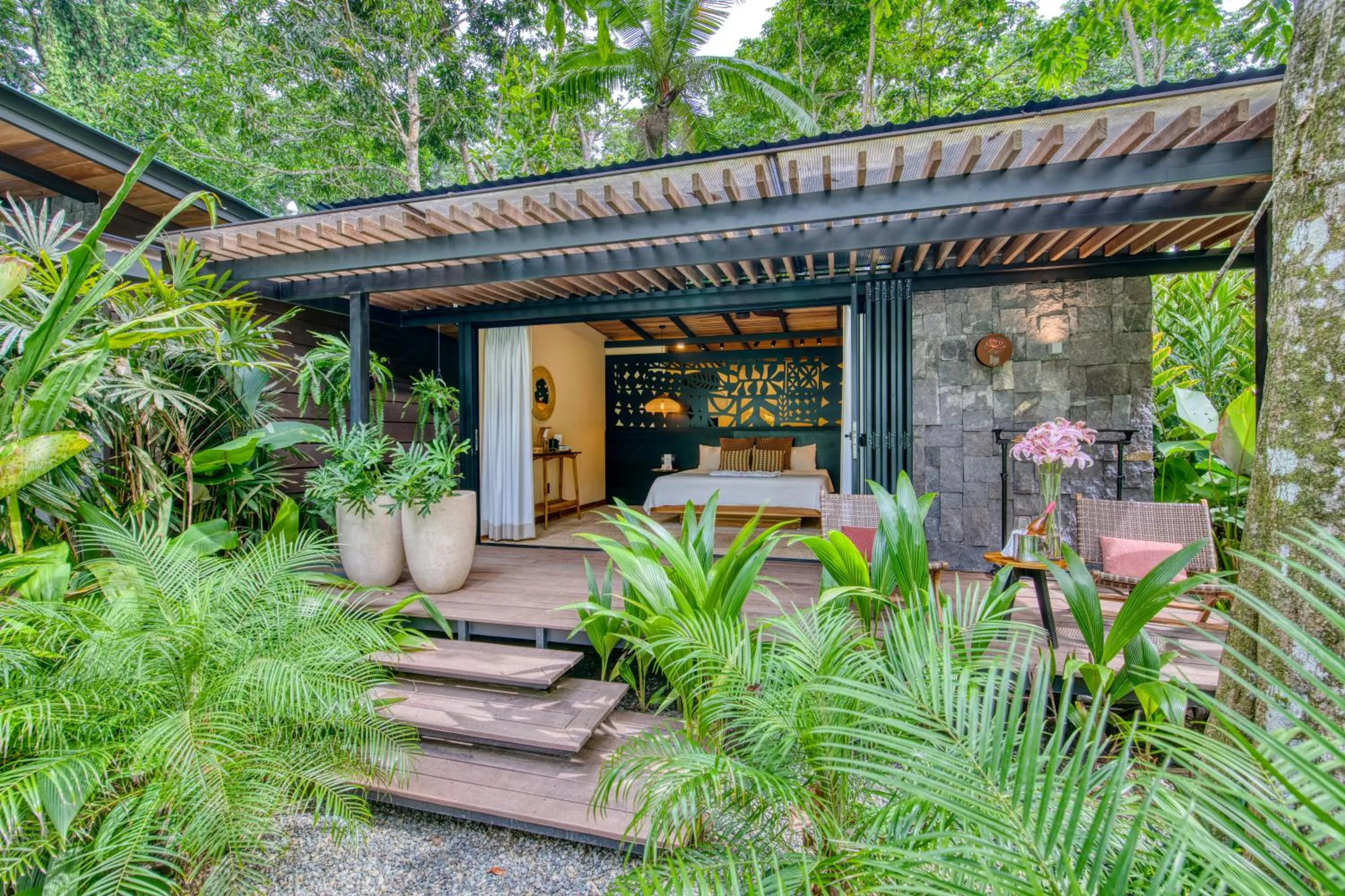 Facade/entrance in awā Beachfront Hotel
