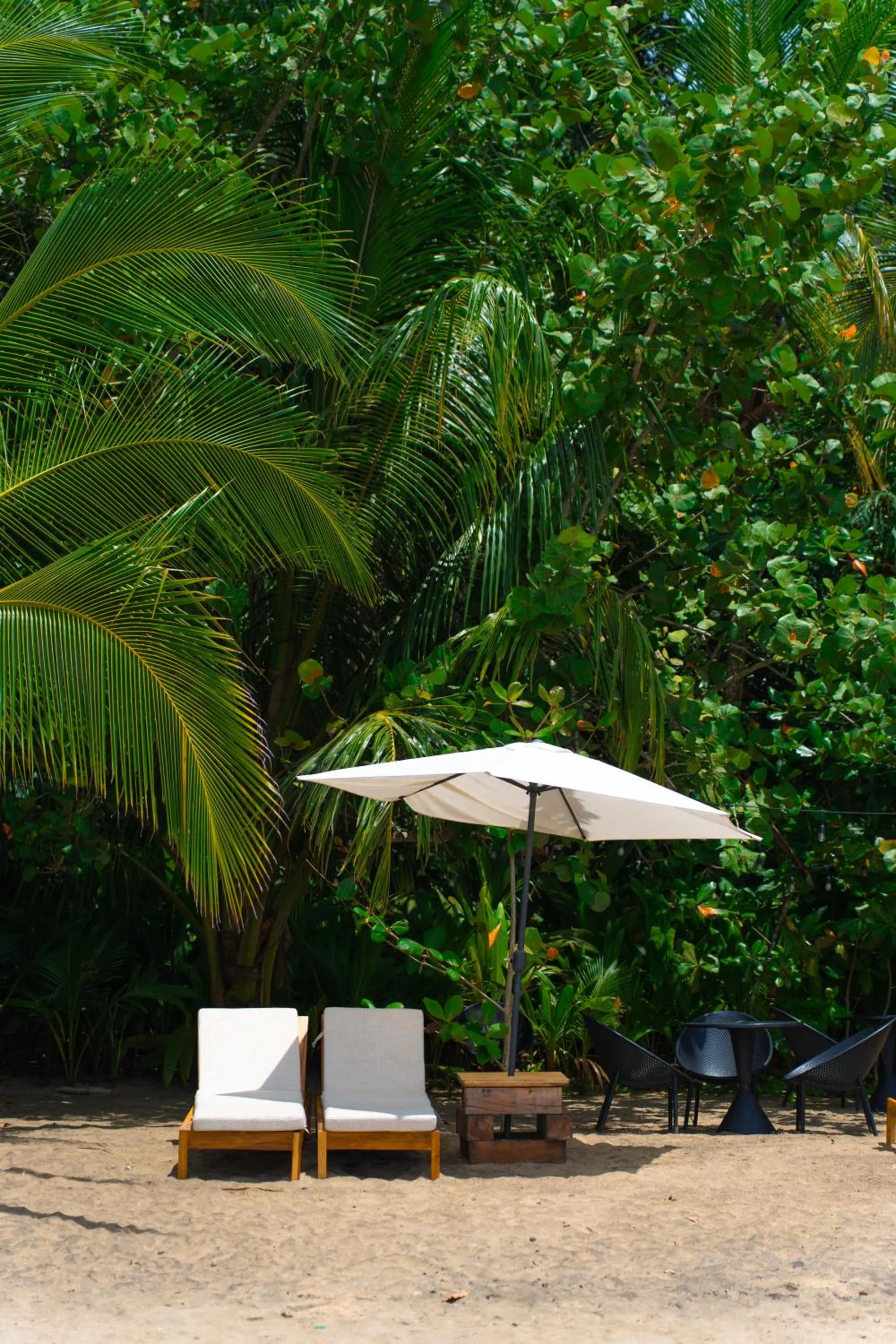Beach in awā Beachfront Hotel