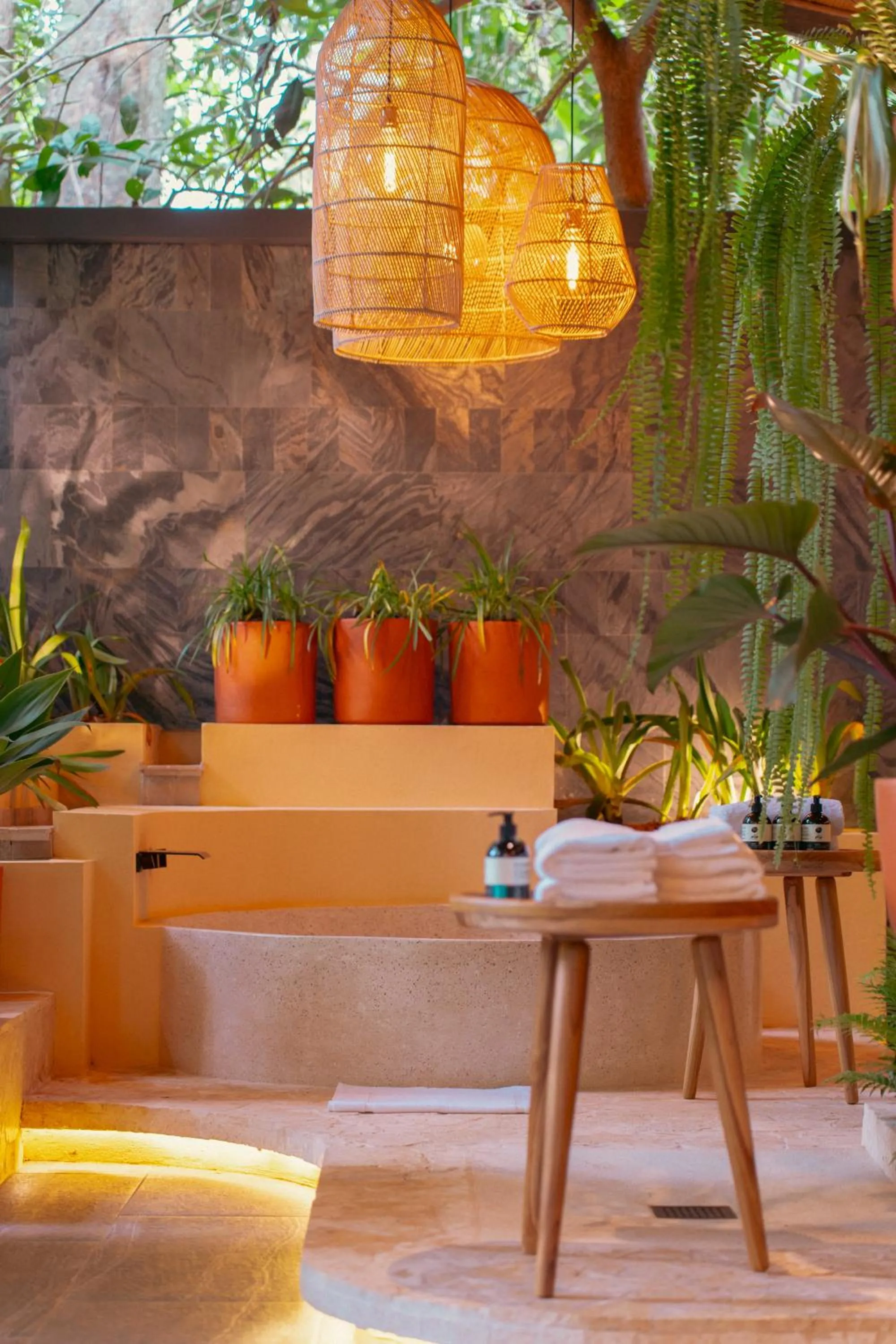 Bath in awā Beachfront Hotel