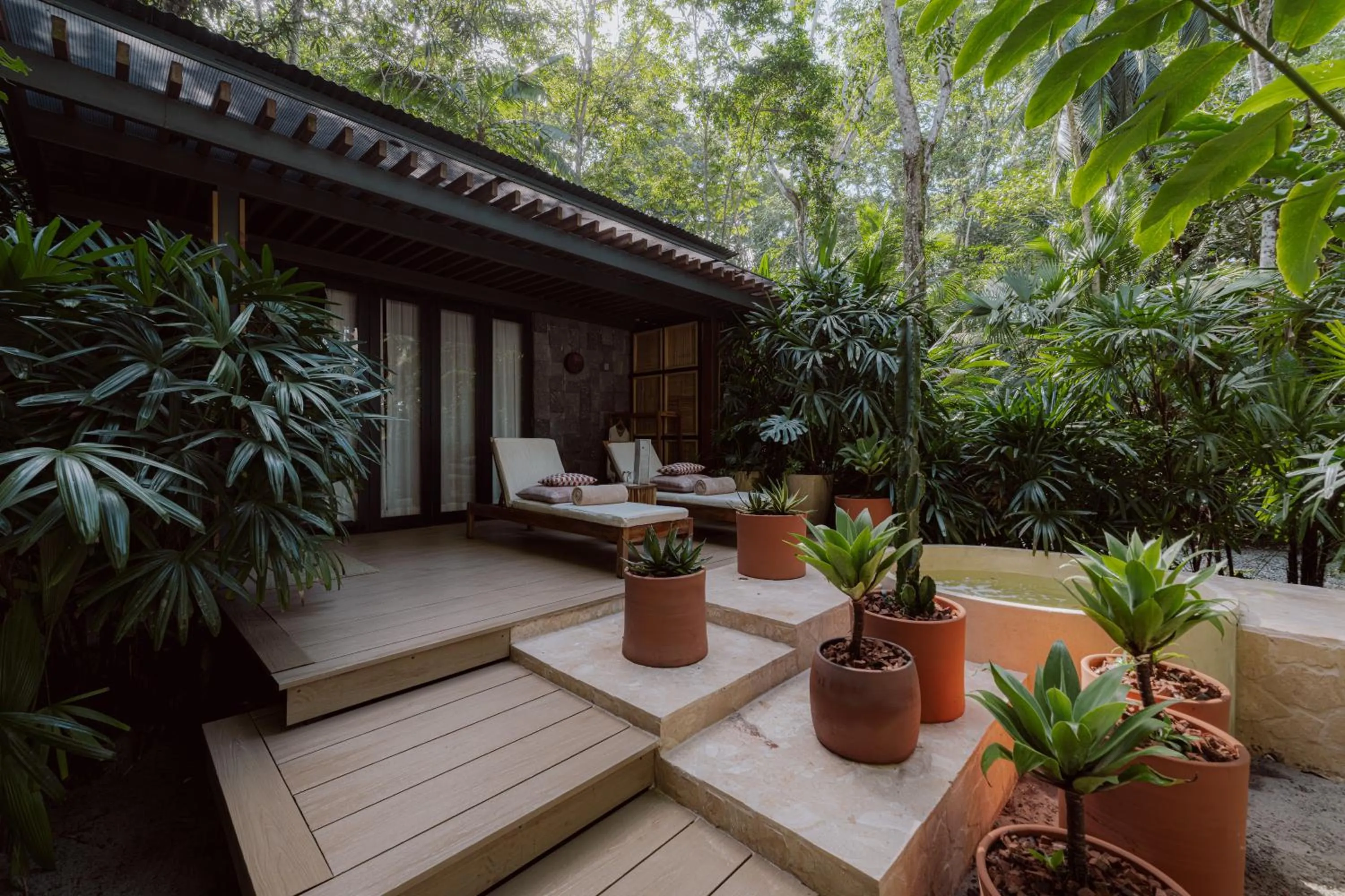 Balcony/Terrace in awā Beachfront Hotel