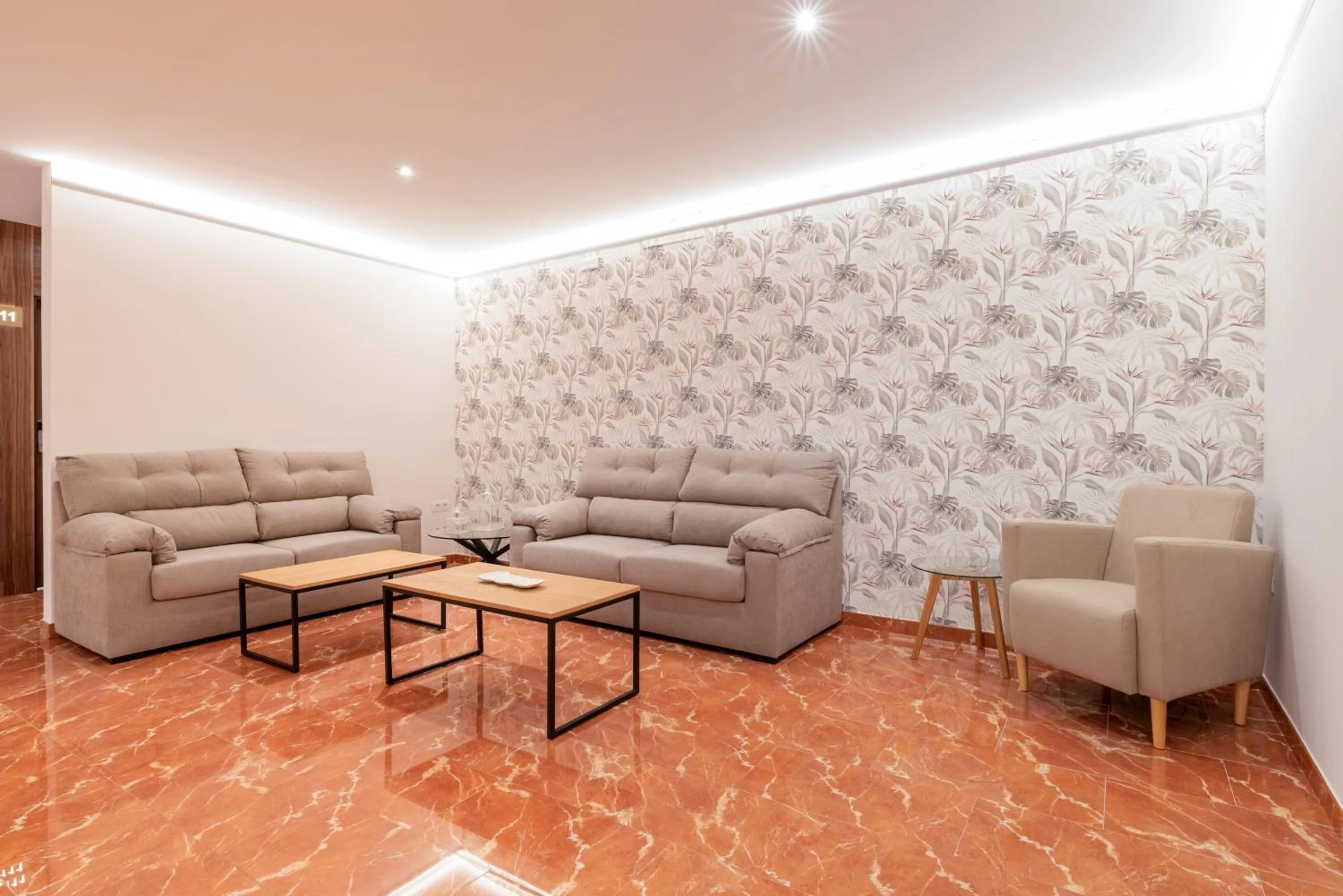 Seating area in Hotel Condado Ourense