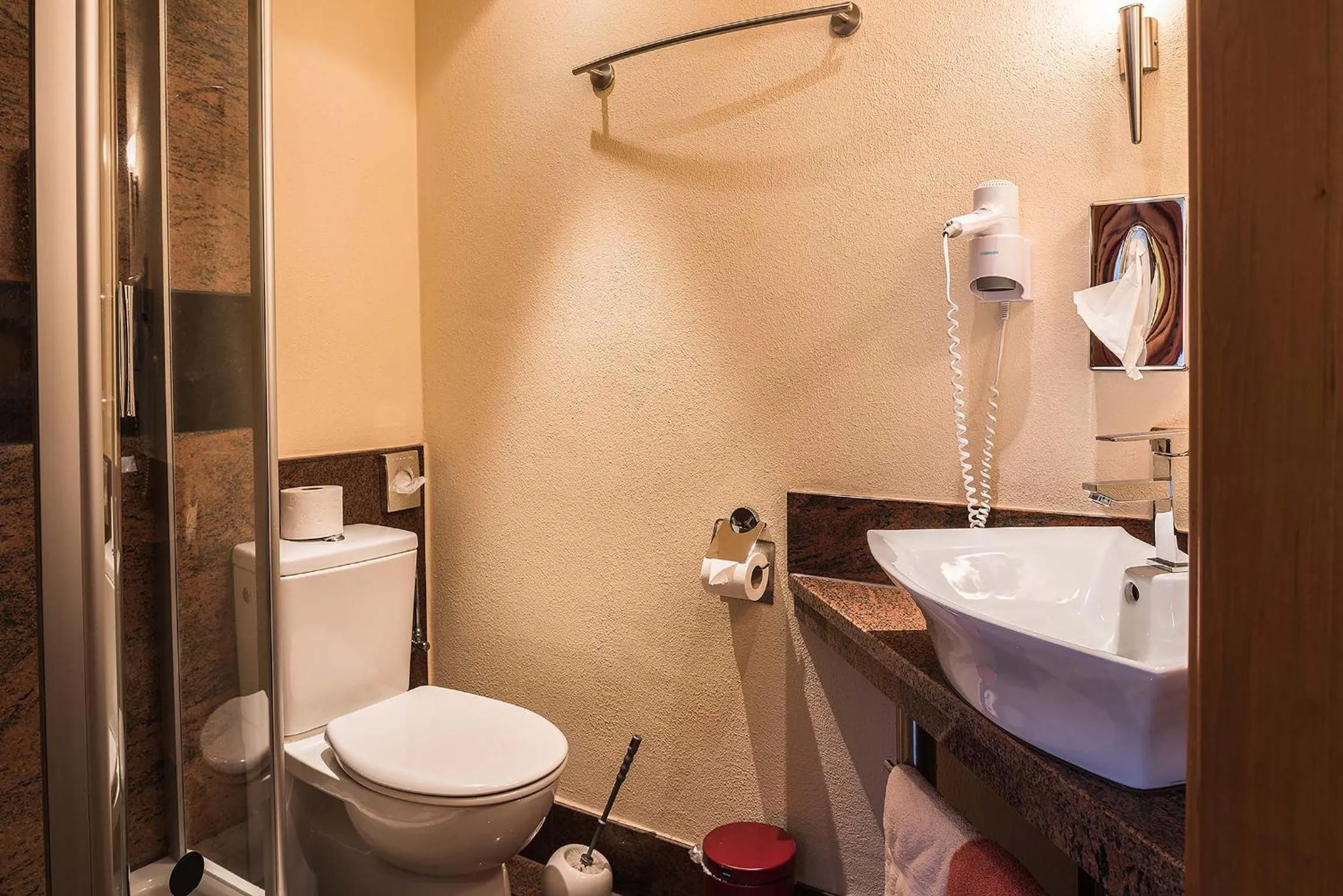 Decorative detail in Hotel Sperling mit E-Ladestation