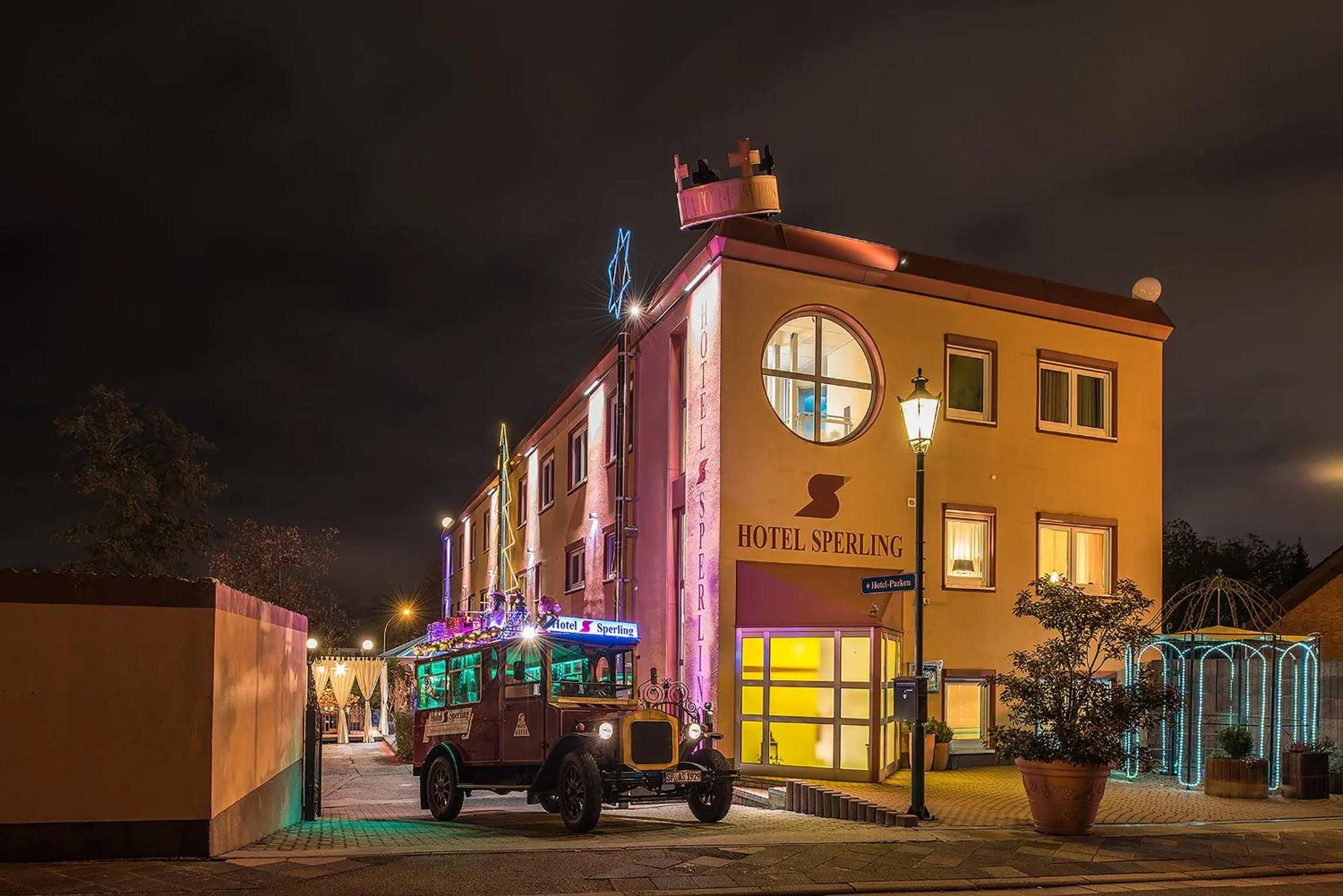 Facade/entrance in Hotel Sperling mit E-Ladestation