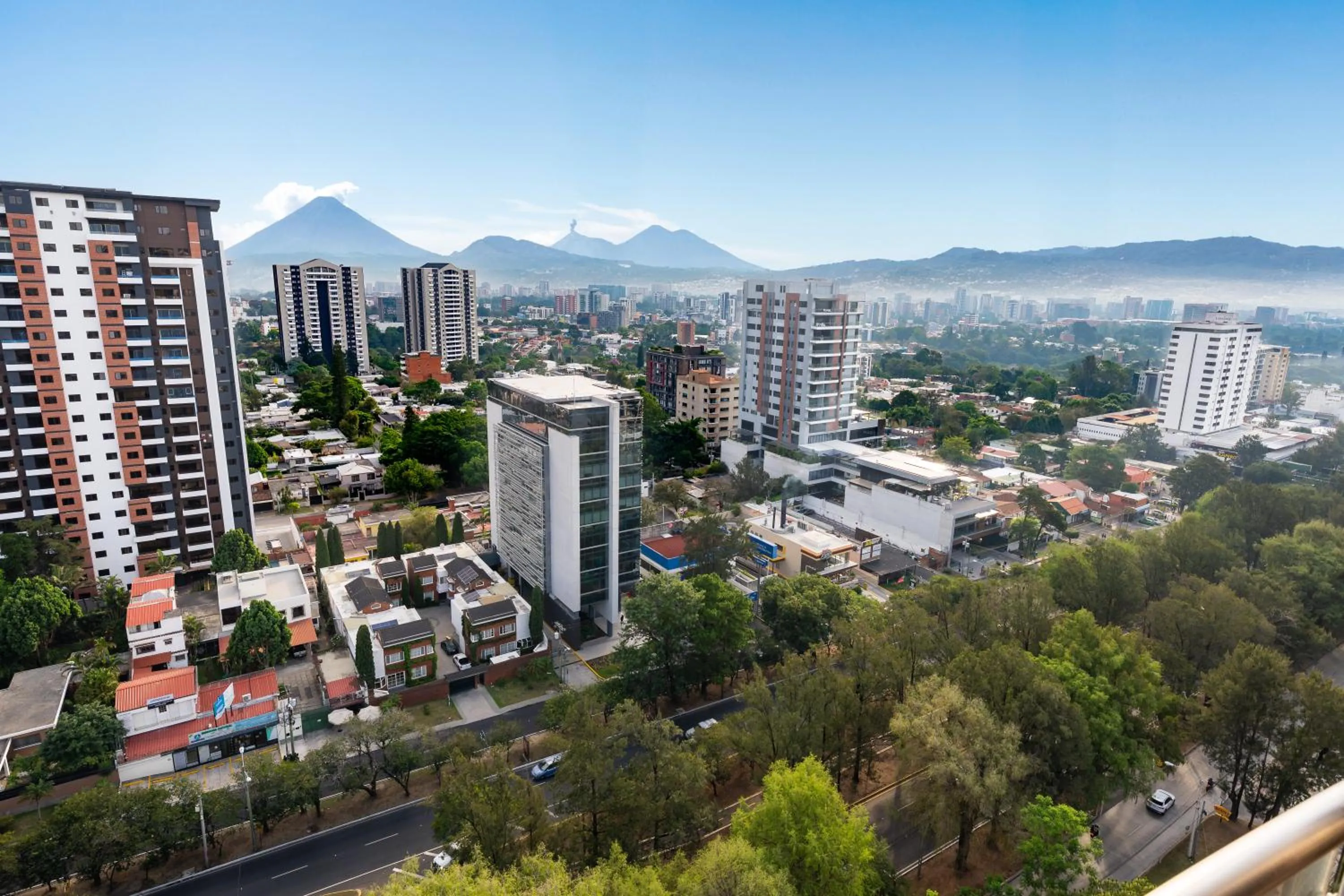 City view in Hotel Vista Quince