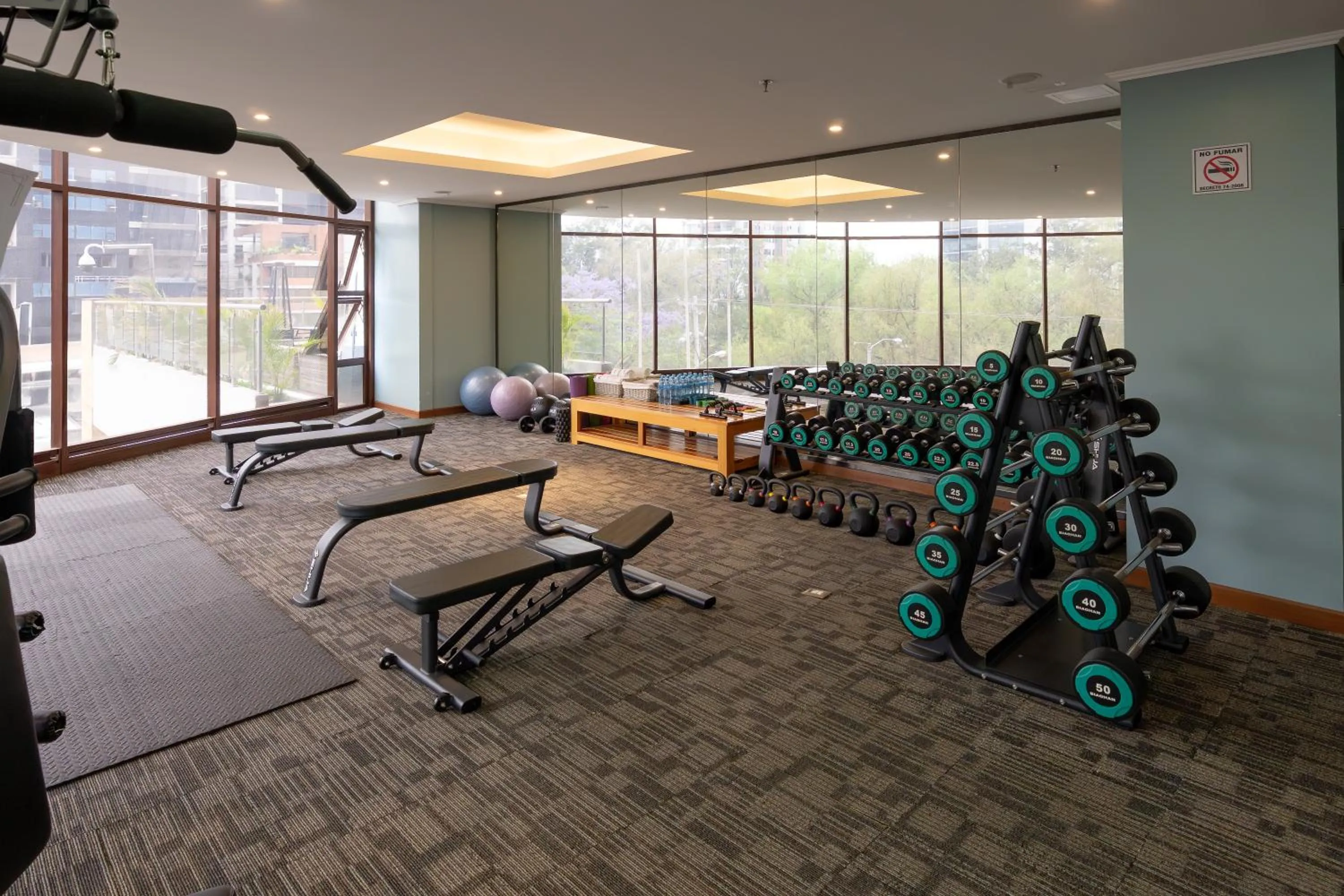 Fitness centre/facilities in Hotel Vista Quince