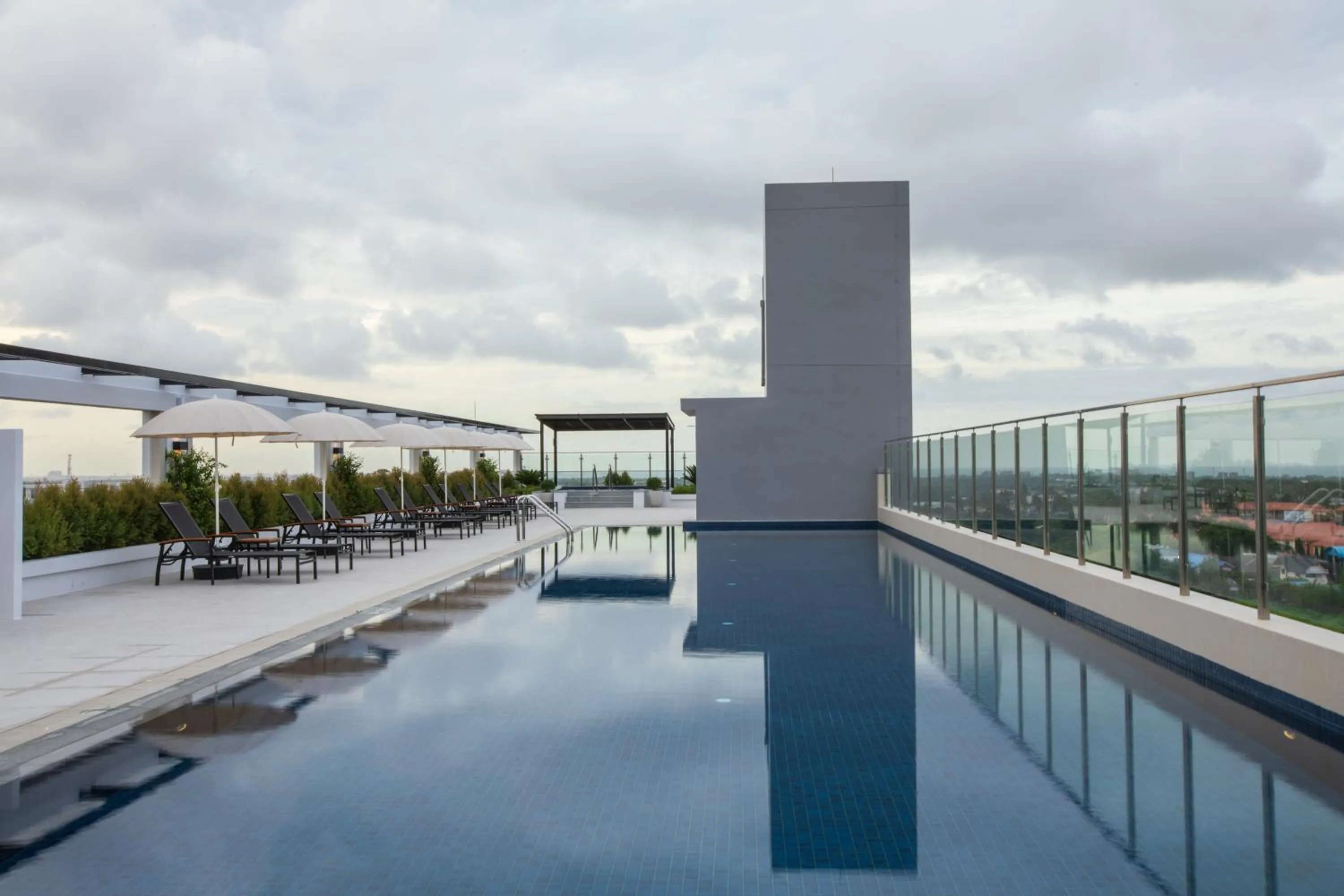 Pool view in Kantary Hotel Banchang
