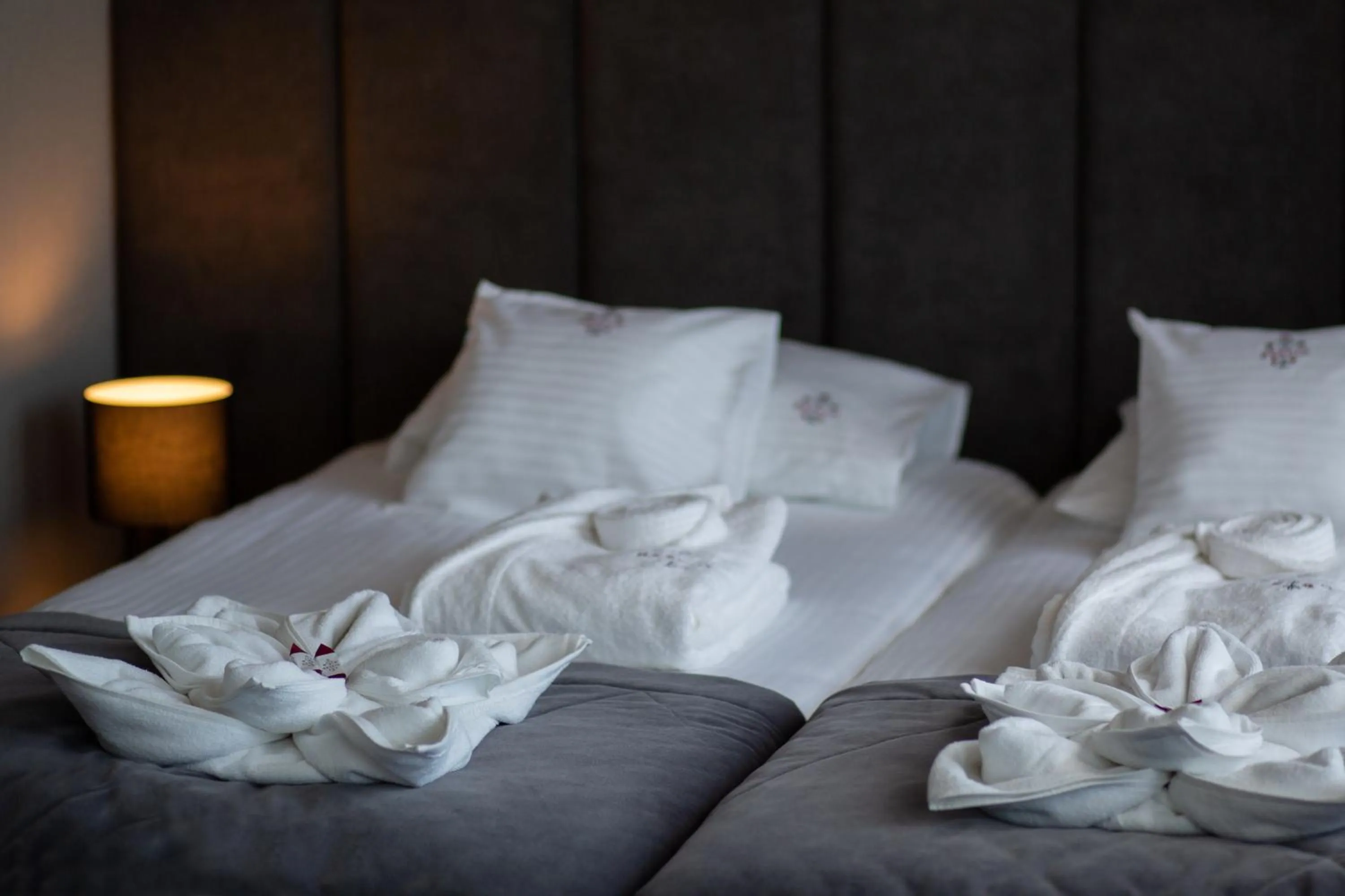 towels, Bed in Hotel Beskid BALNEO Medical Resort & SPA