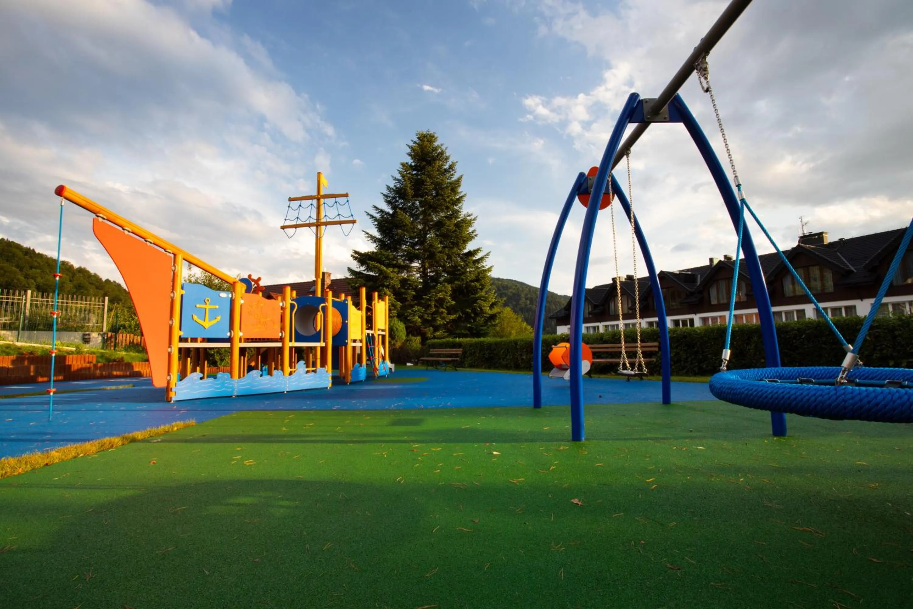 Children play ground in Hotel Beskid BALNEO Medical Resort & SPA